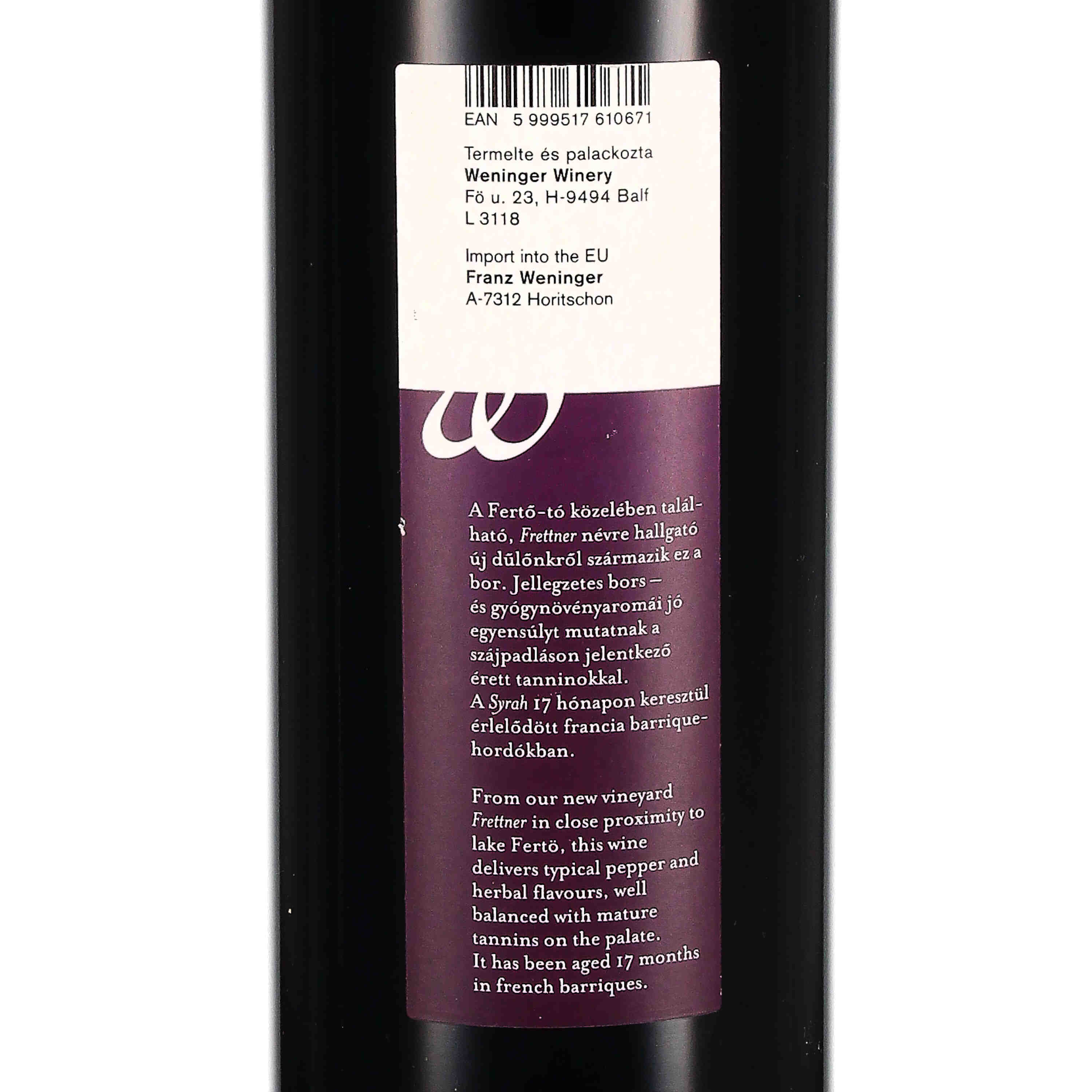 Soproni Syrah 2001 Qw