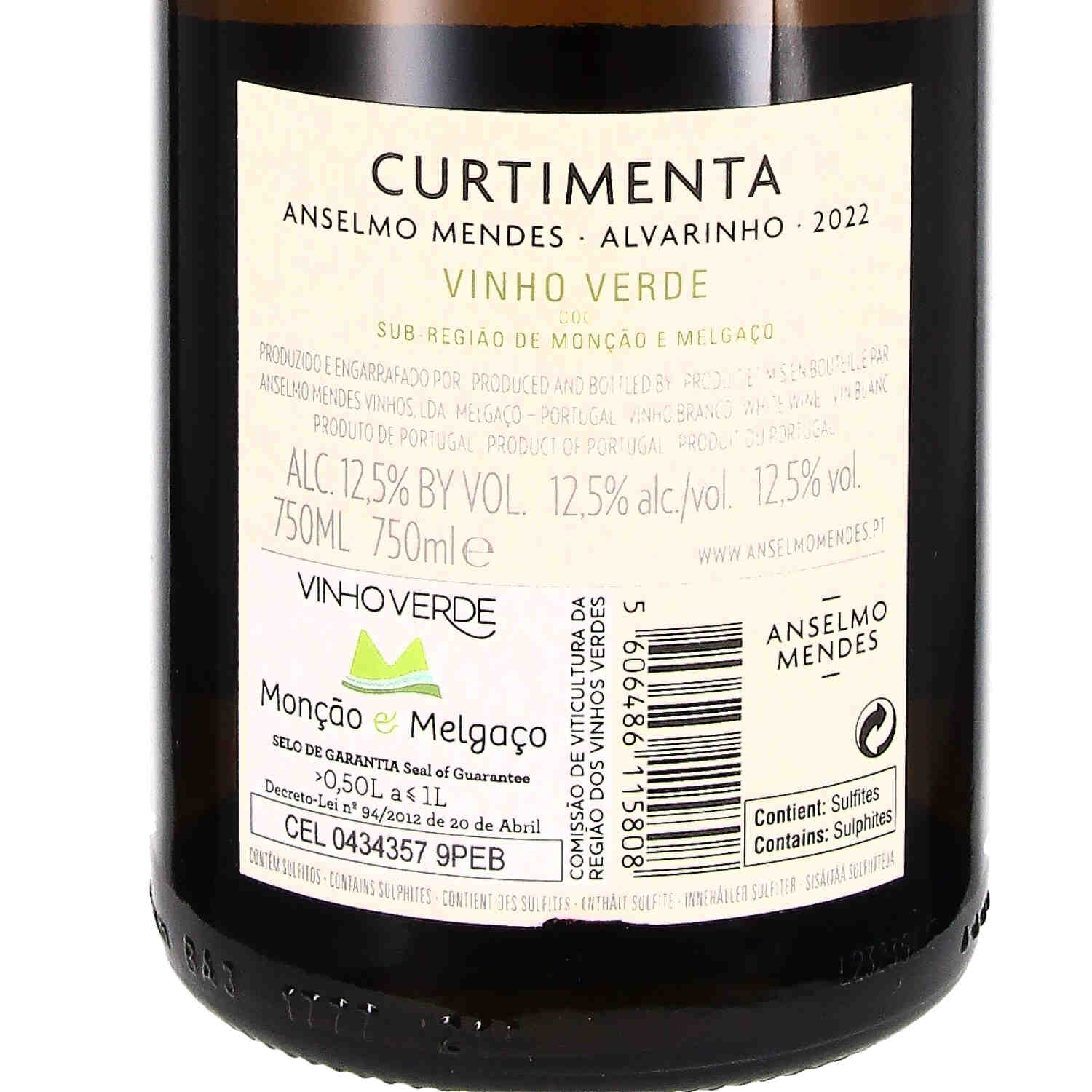Curtimenta Alvarinho DOC Vinho Verde 2022