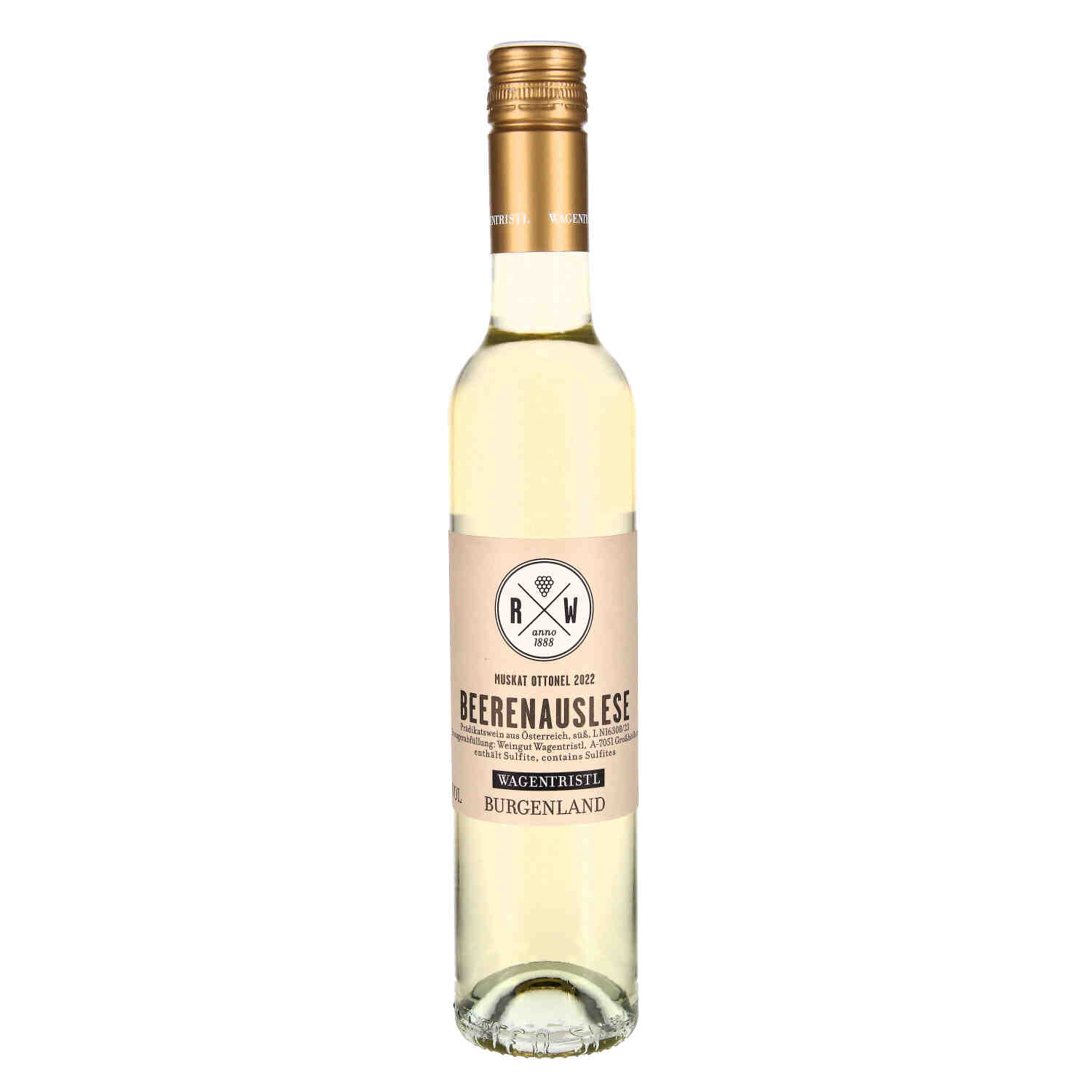 Beerenauslese Muskat Ottonel 2022, QW  - halbe Flasche