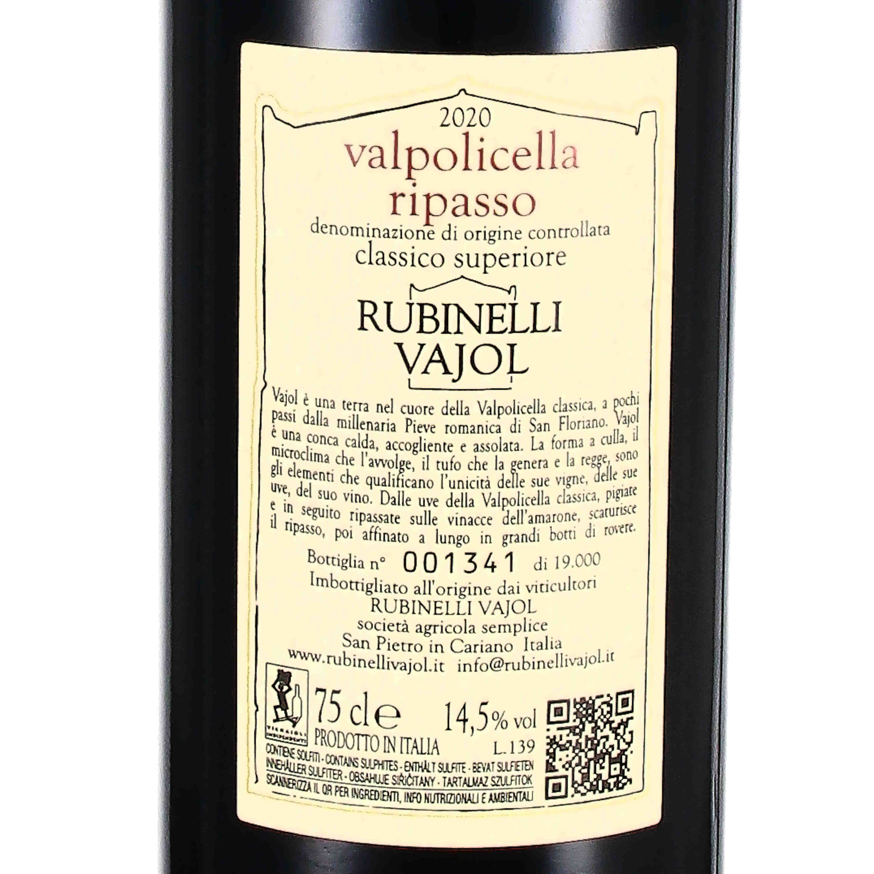 RIPASSO Valpolicella Classico Superiore DOC 2020