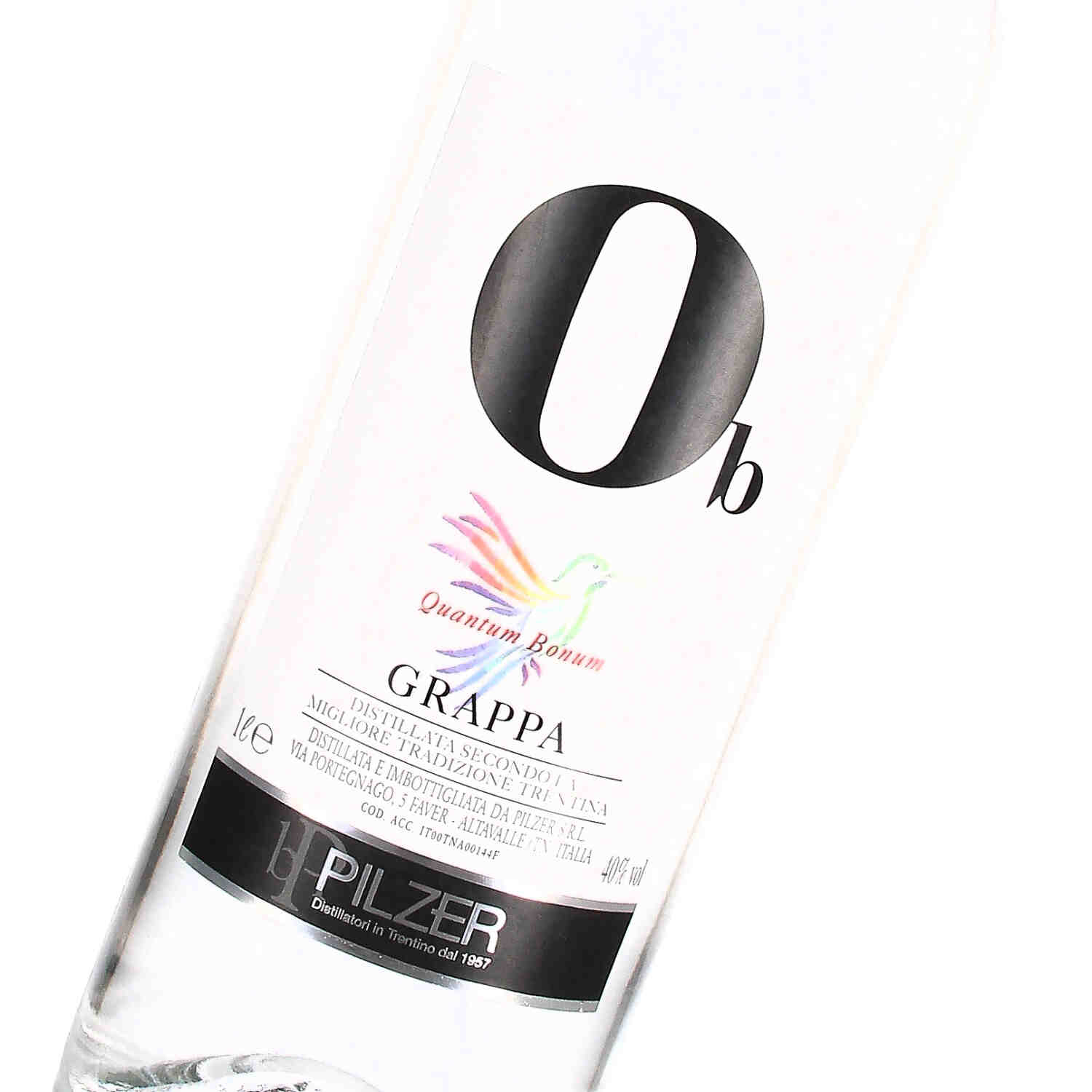 Grappa Quantum Bonum, 43% Vol. alc.  - Liter-