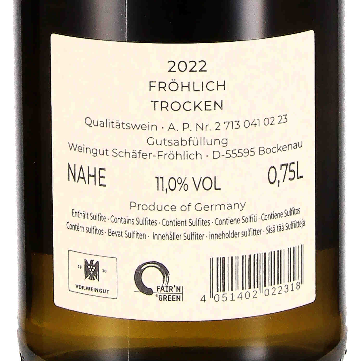 Fröhlich trocken 2022 QW