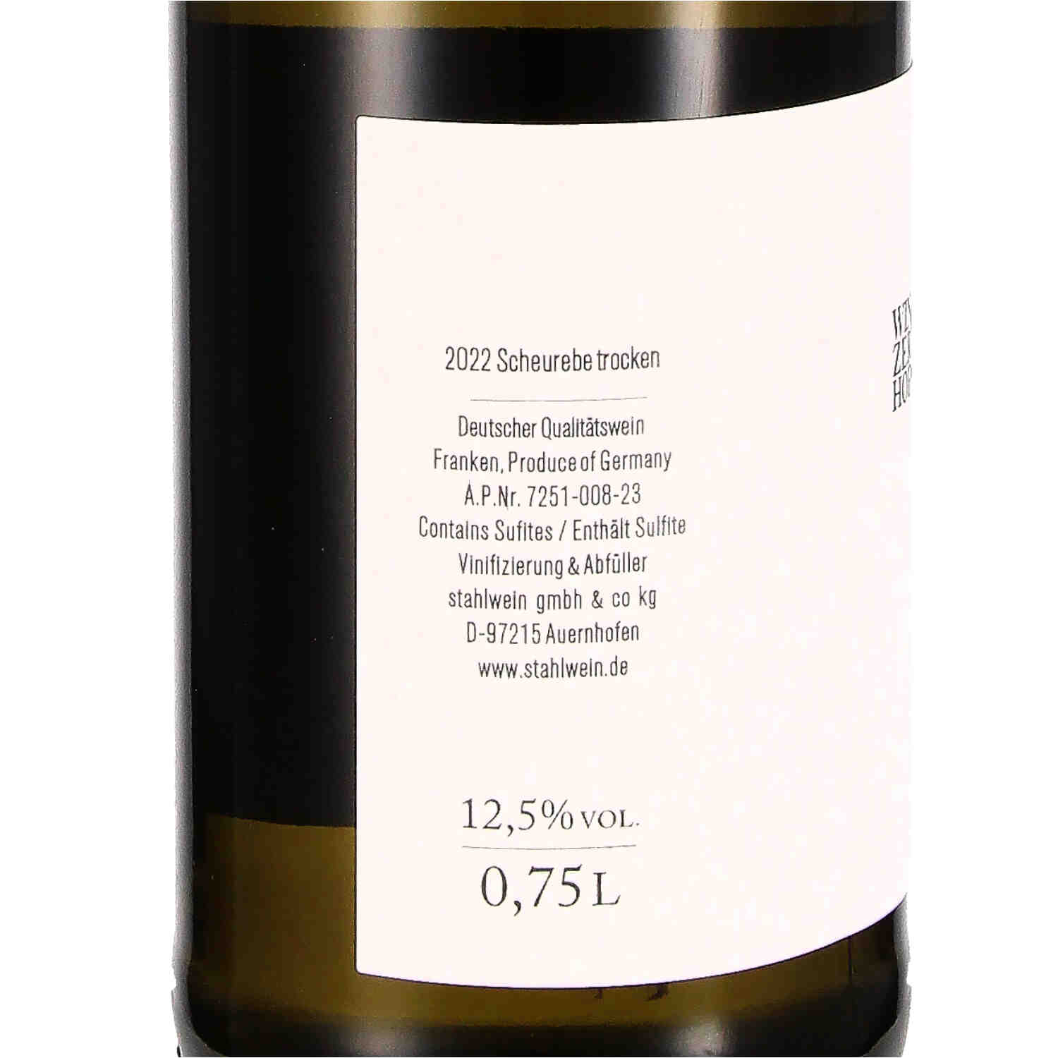 STAHL Scheurebe 2022, Qw