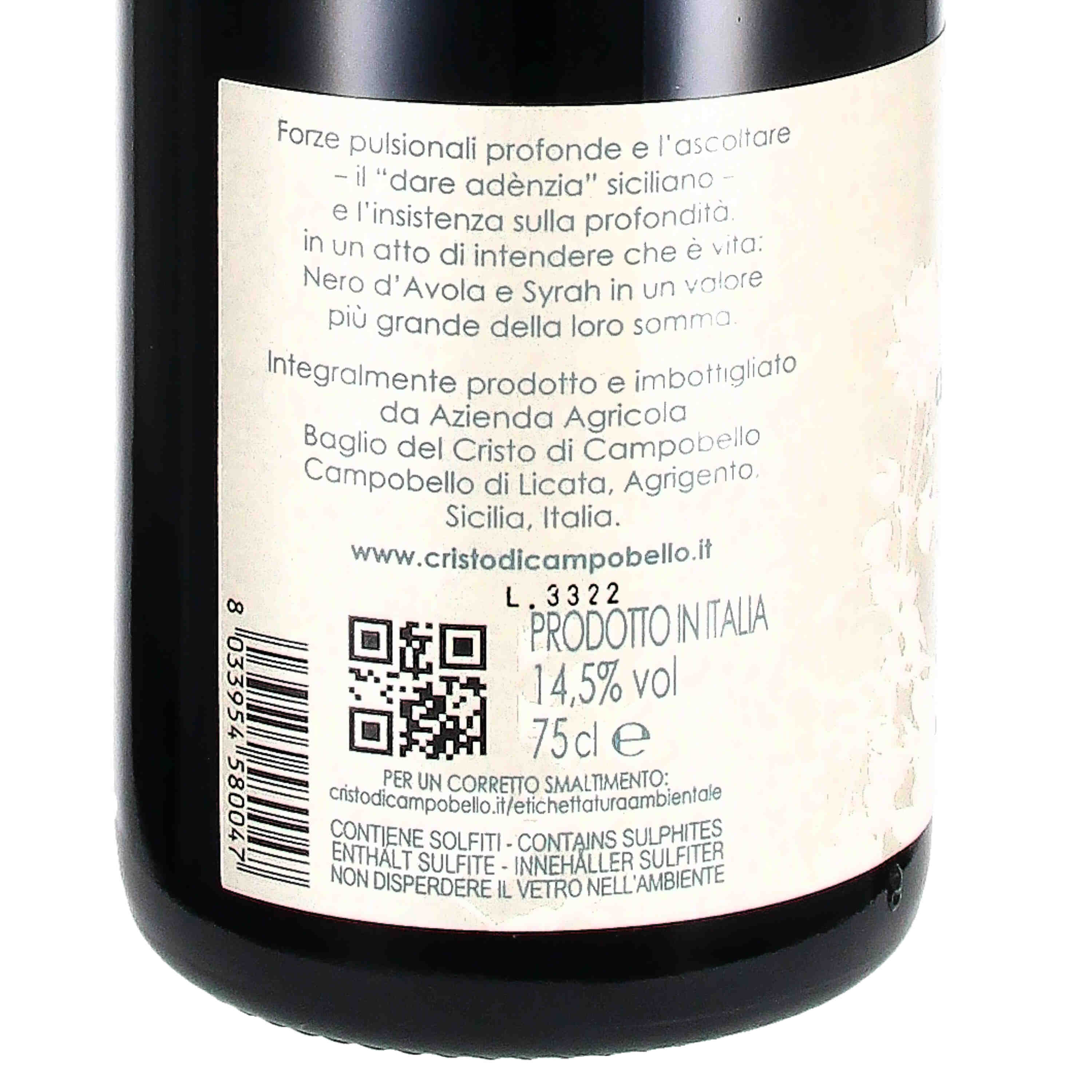 Adènzia Rosso DOC Sicilia 2020