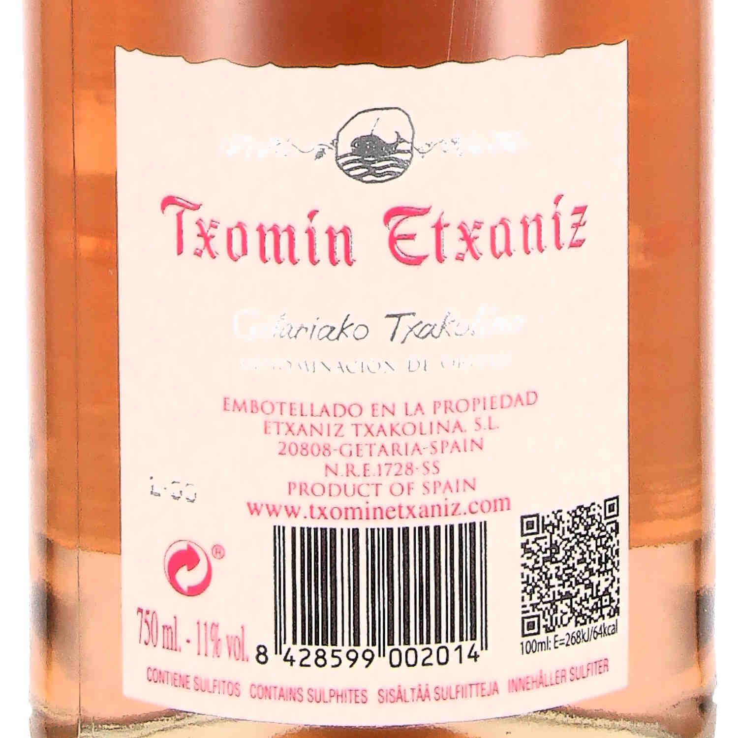 Txakoli Rosé D.O. Getariako Txakolina 2023