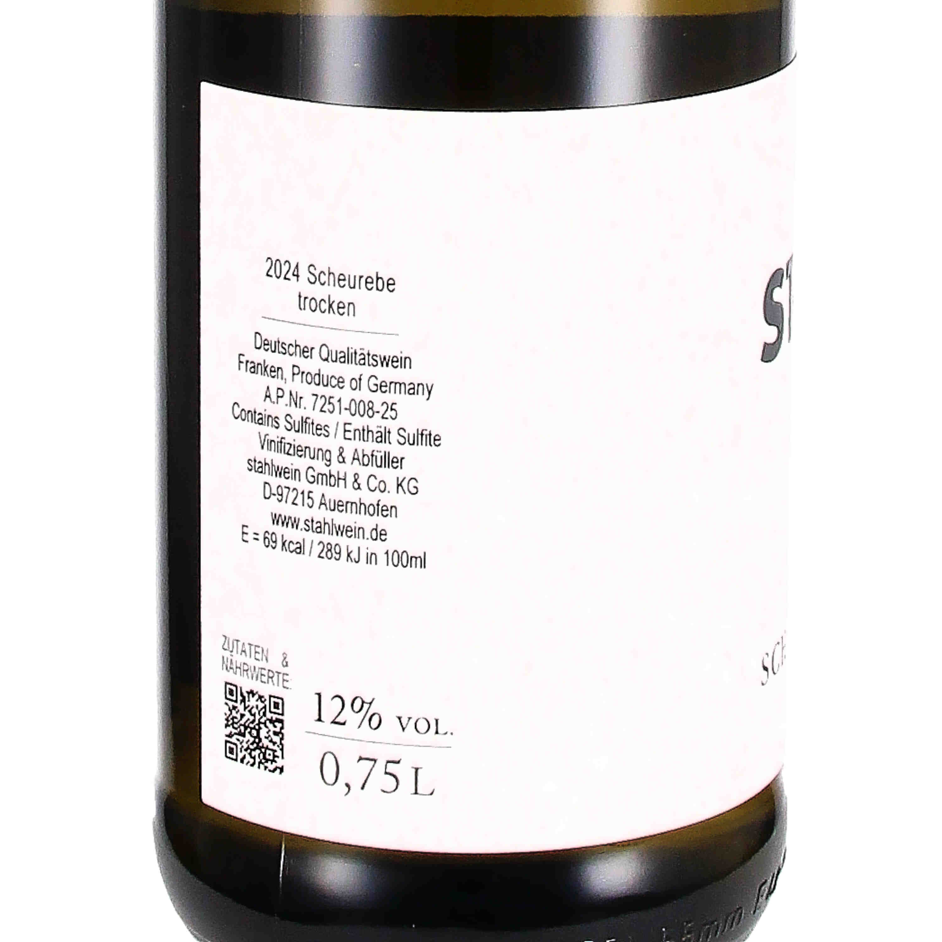 STAHL Scheurebe 2024, Qw