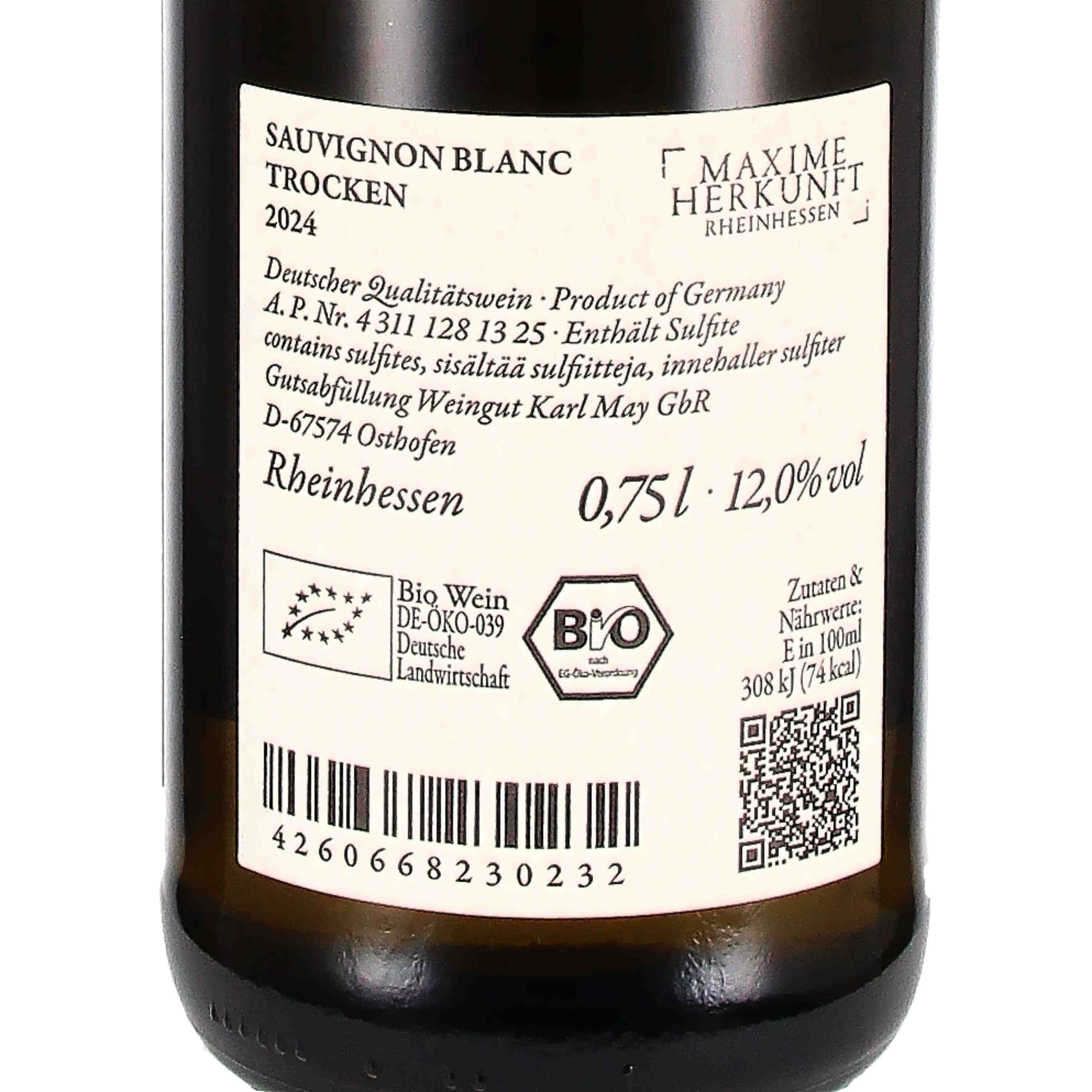 Sauvignon Blanc trocken 2024 (bio)