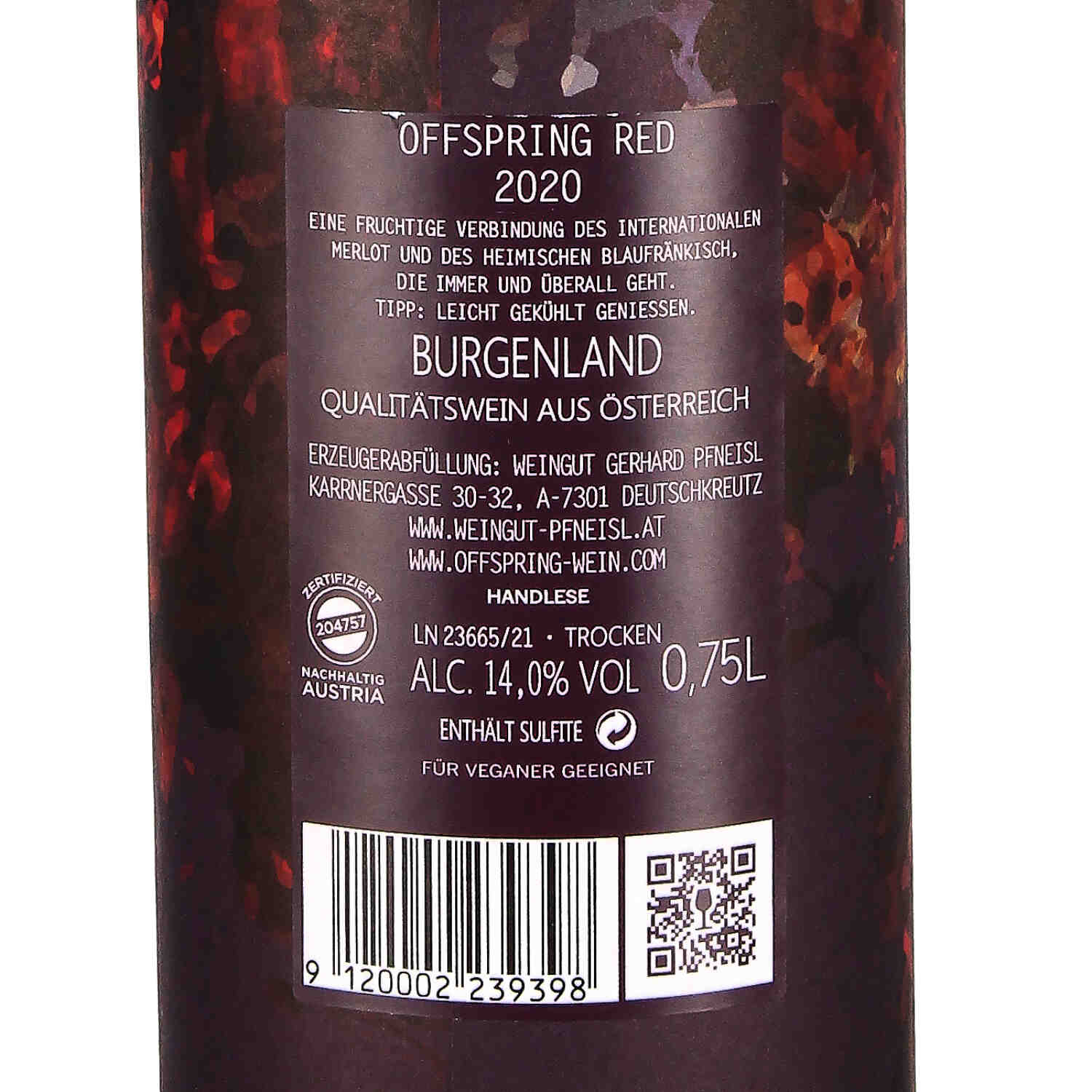 Offspring Cuvée Rot 2020, QW