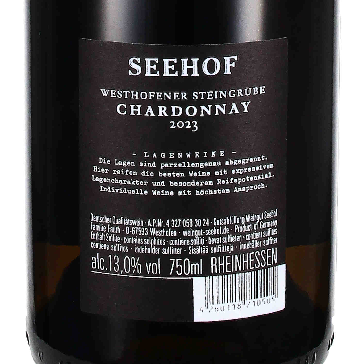 Chardonnay Westhofener Steingrube - R - trocken 2023, QW