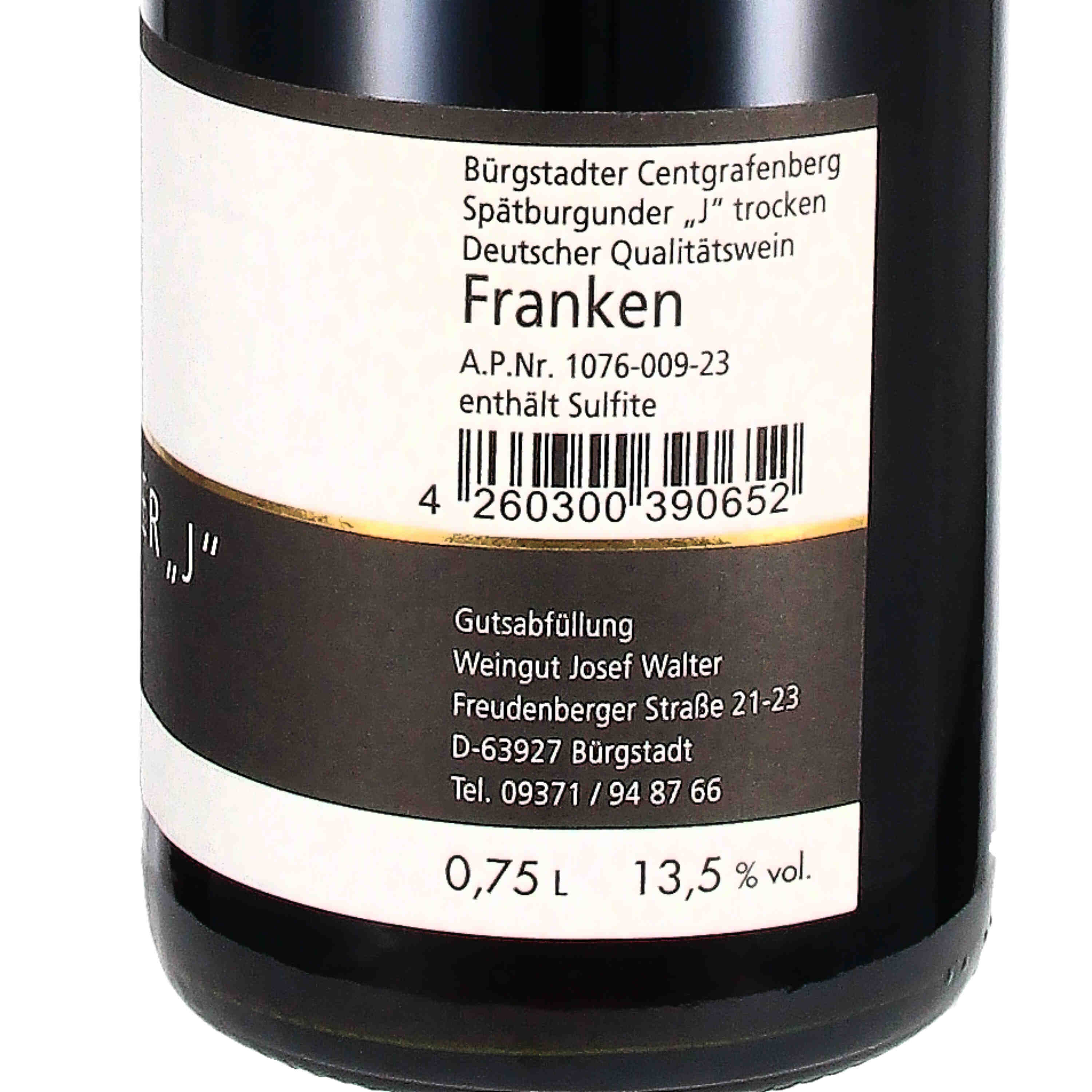 Spätburgunder "J" Centgrafenberg 2020