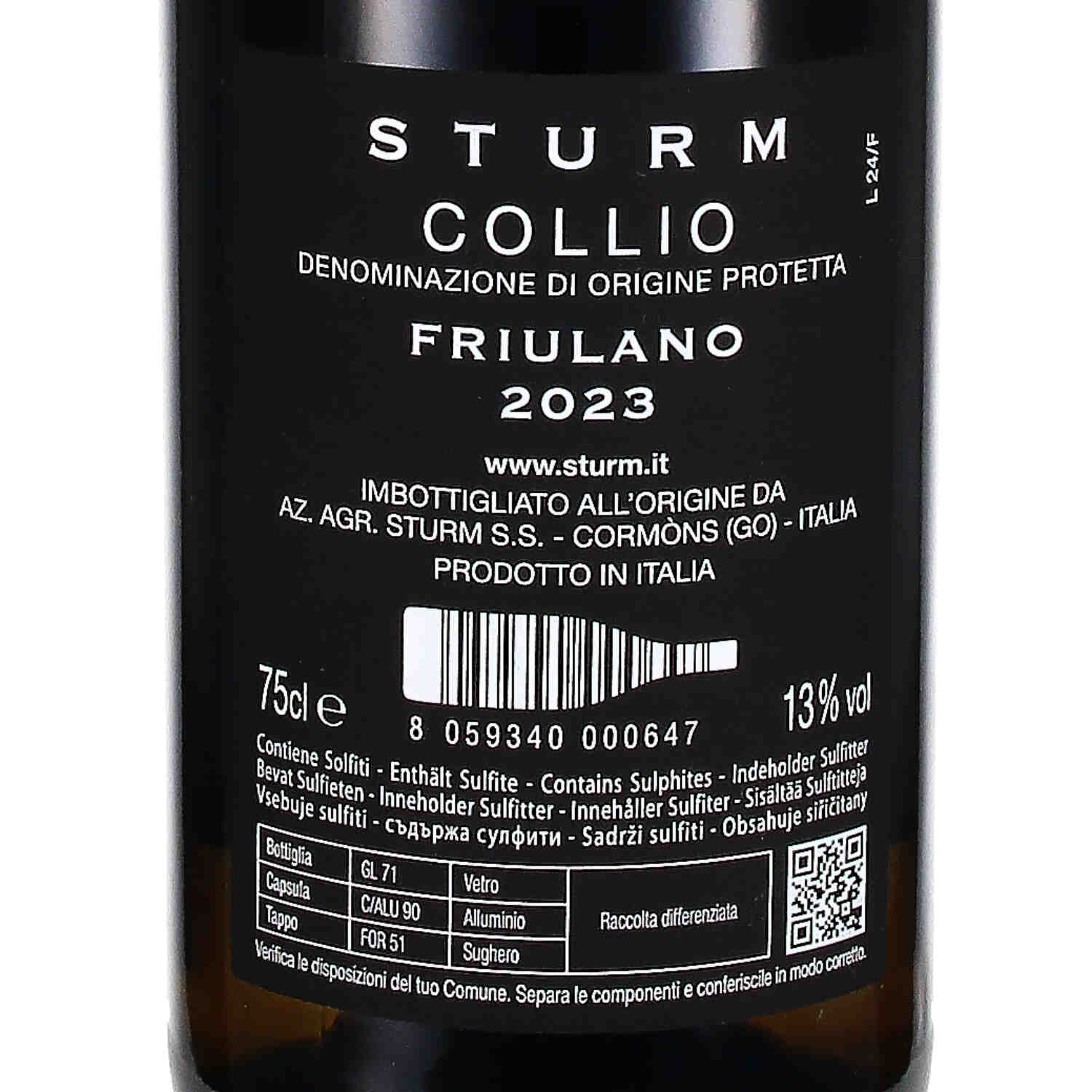 Friulano DOC Collio 2023