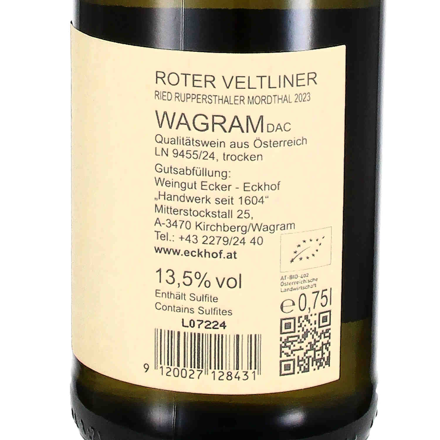 Roter Veltliner Mordthal 2023, QW (bio)