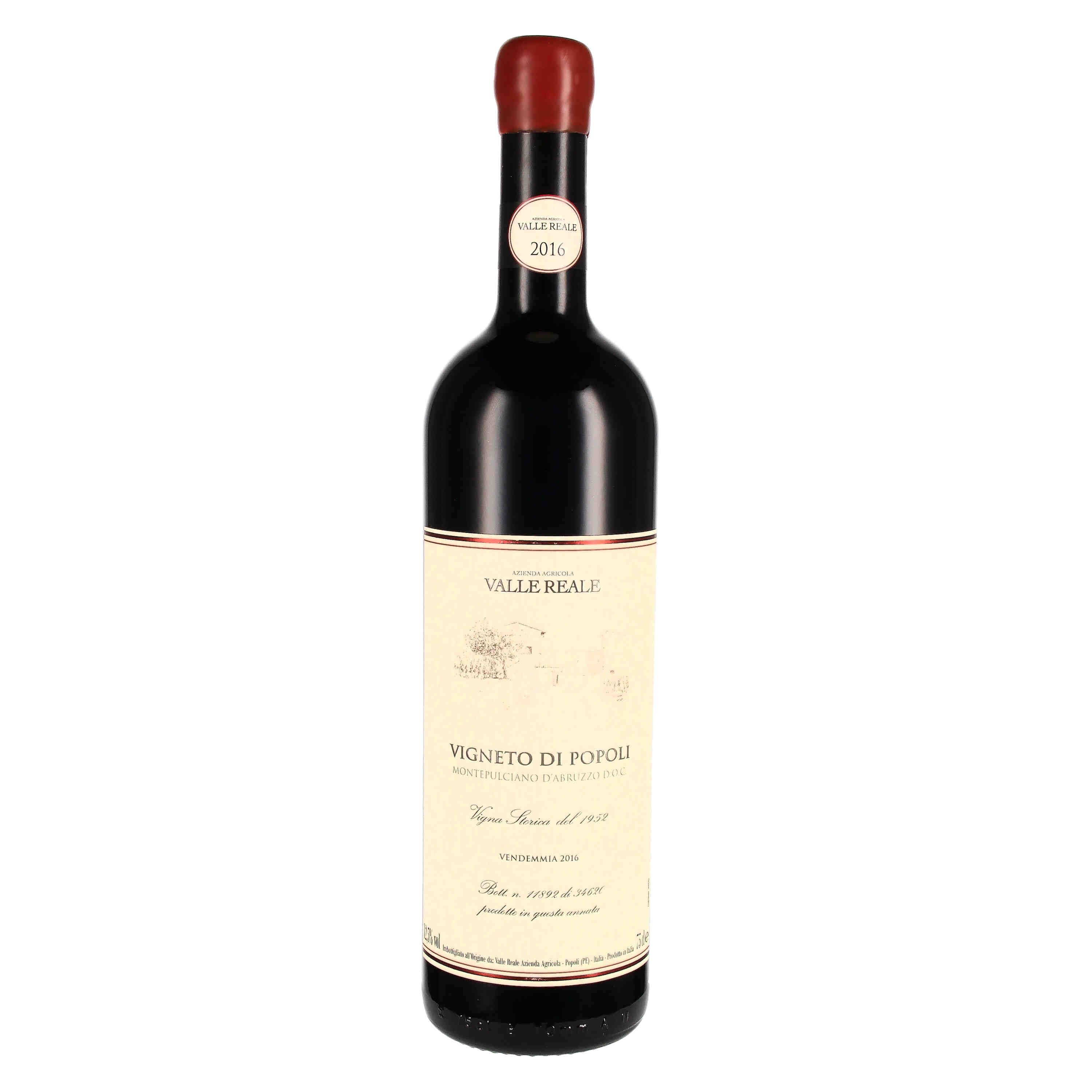 Montepulciano d'Abruzzo DOC "Vigneto di Popoli" 2016