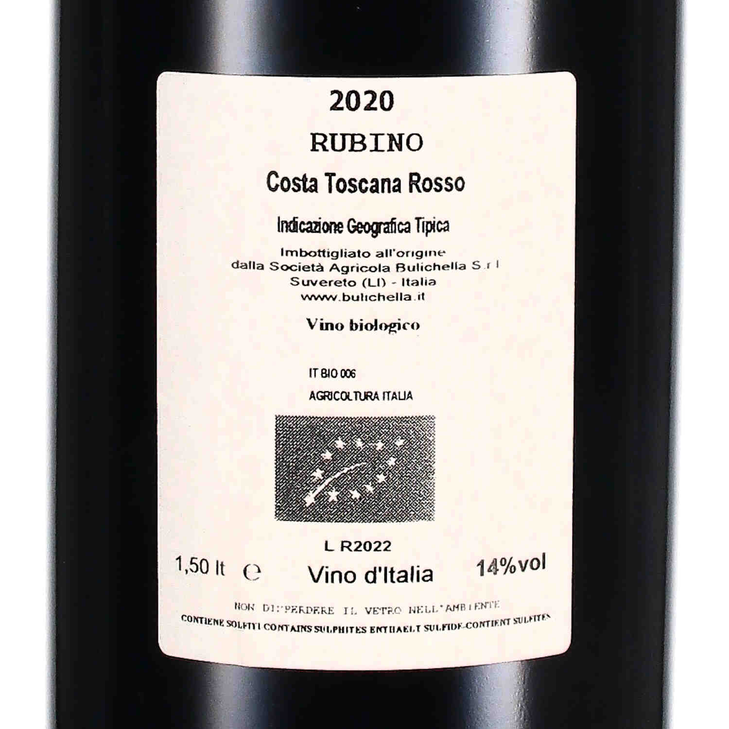 Costa Toscana Rosso IGT Rubino 2020 (bio) - Magnum