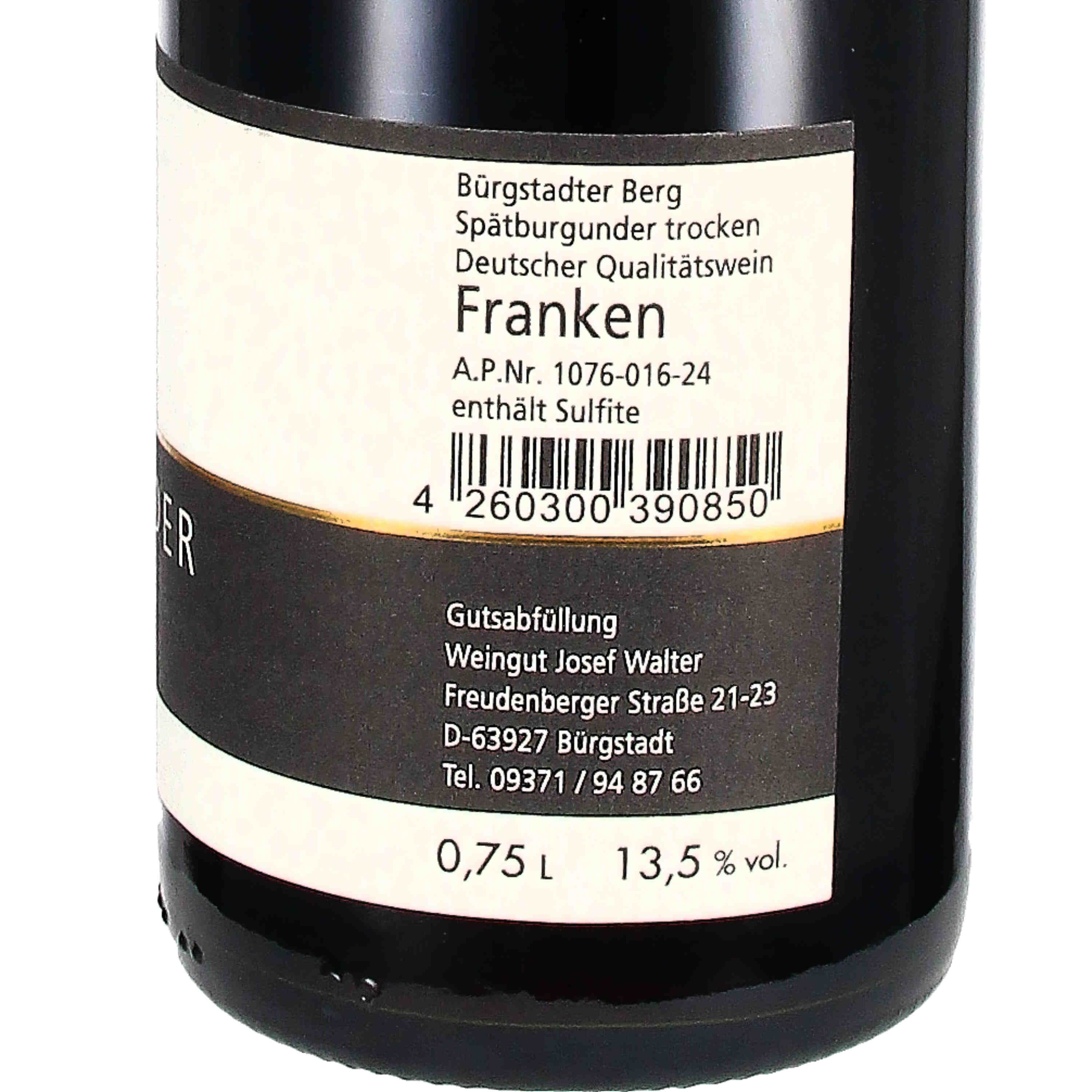 Spätburgunder Bürgstadter Berg 2020