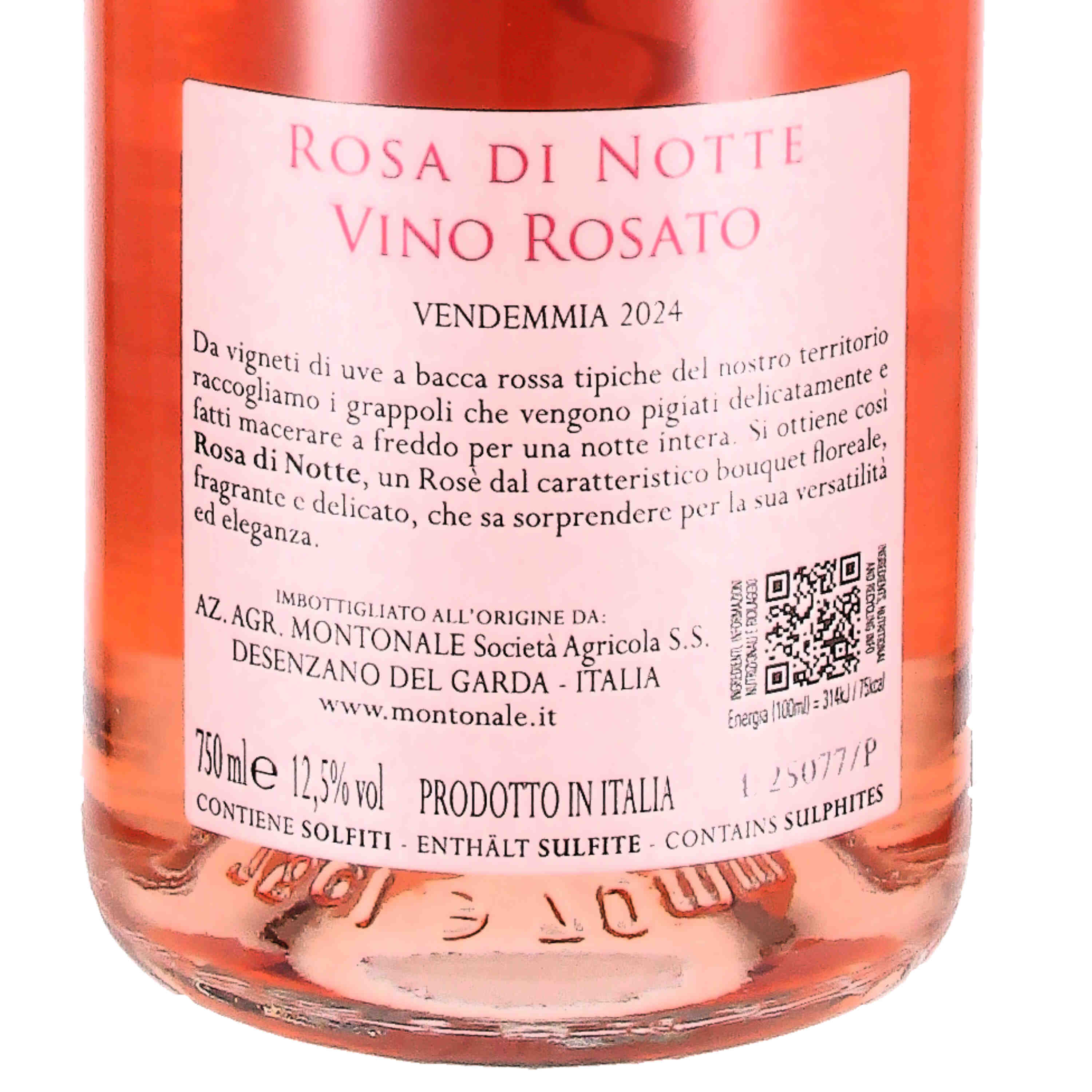Chiaretto Valtenesi Riviera del Garda Classico DOC "Rosa di Notte" 2024