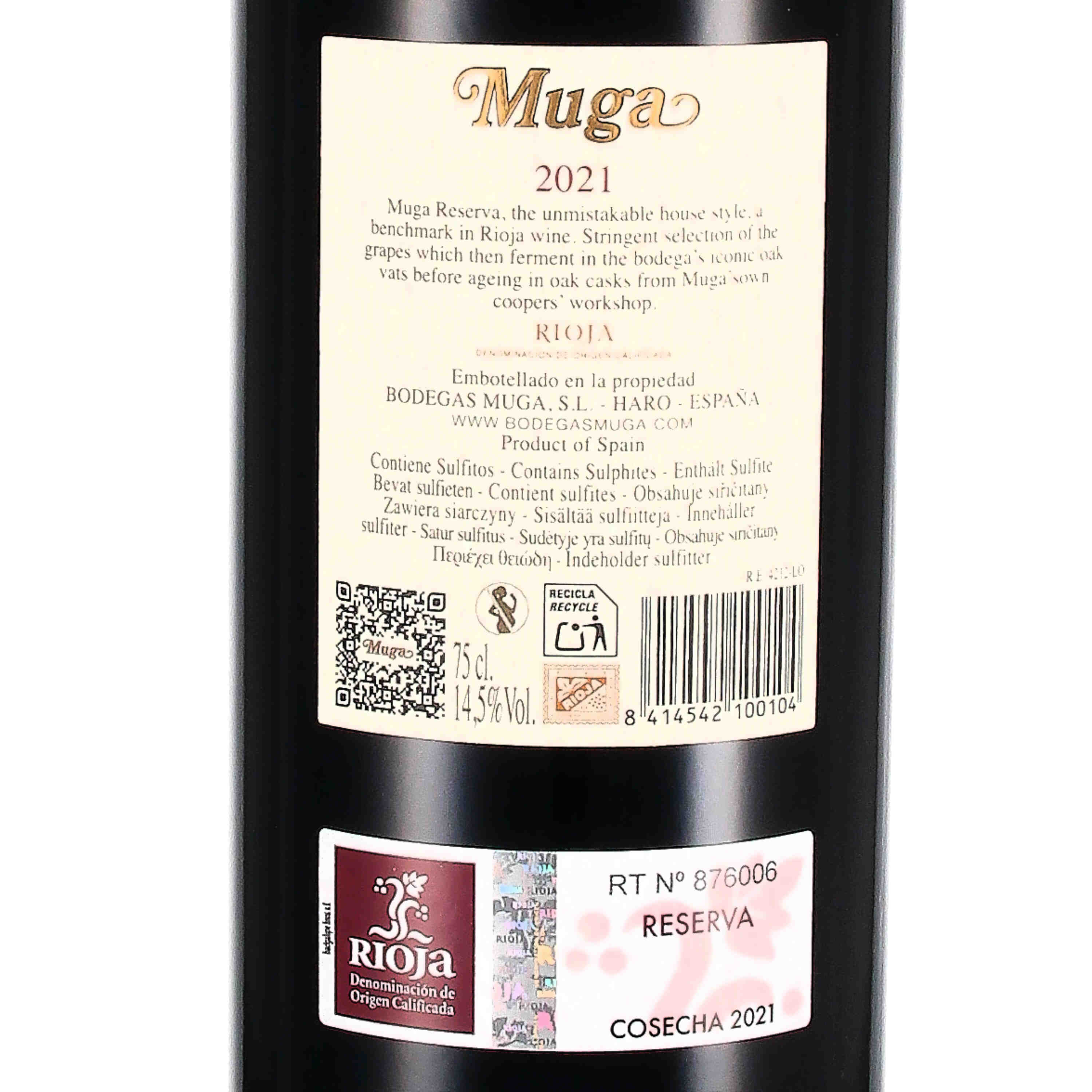 Muga Reserva 2021 Rioja D.O.Ca