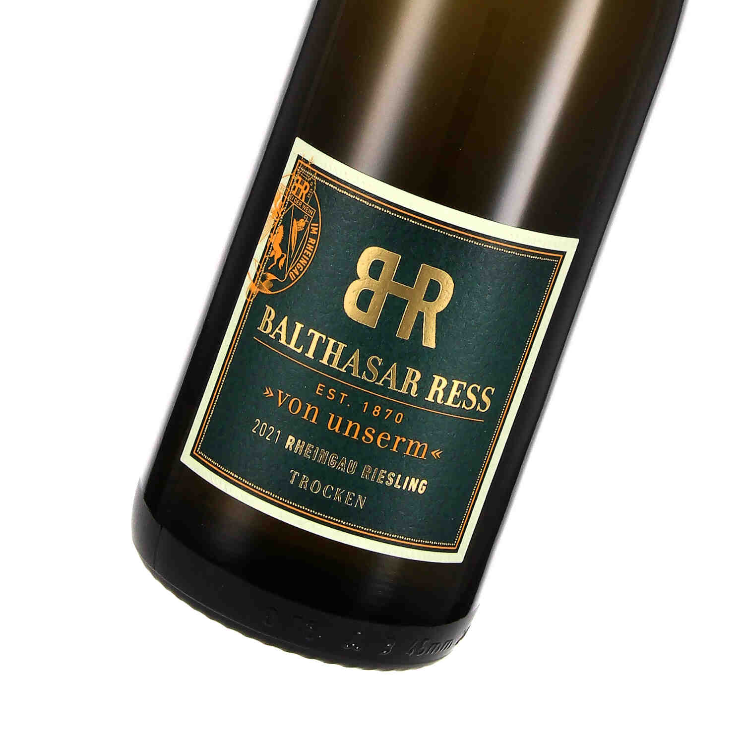 Riesling trocken von unserm 2021 QbA (bio)