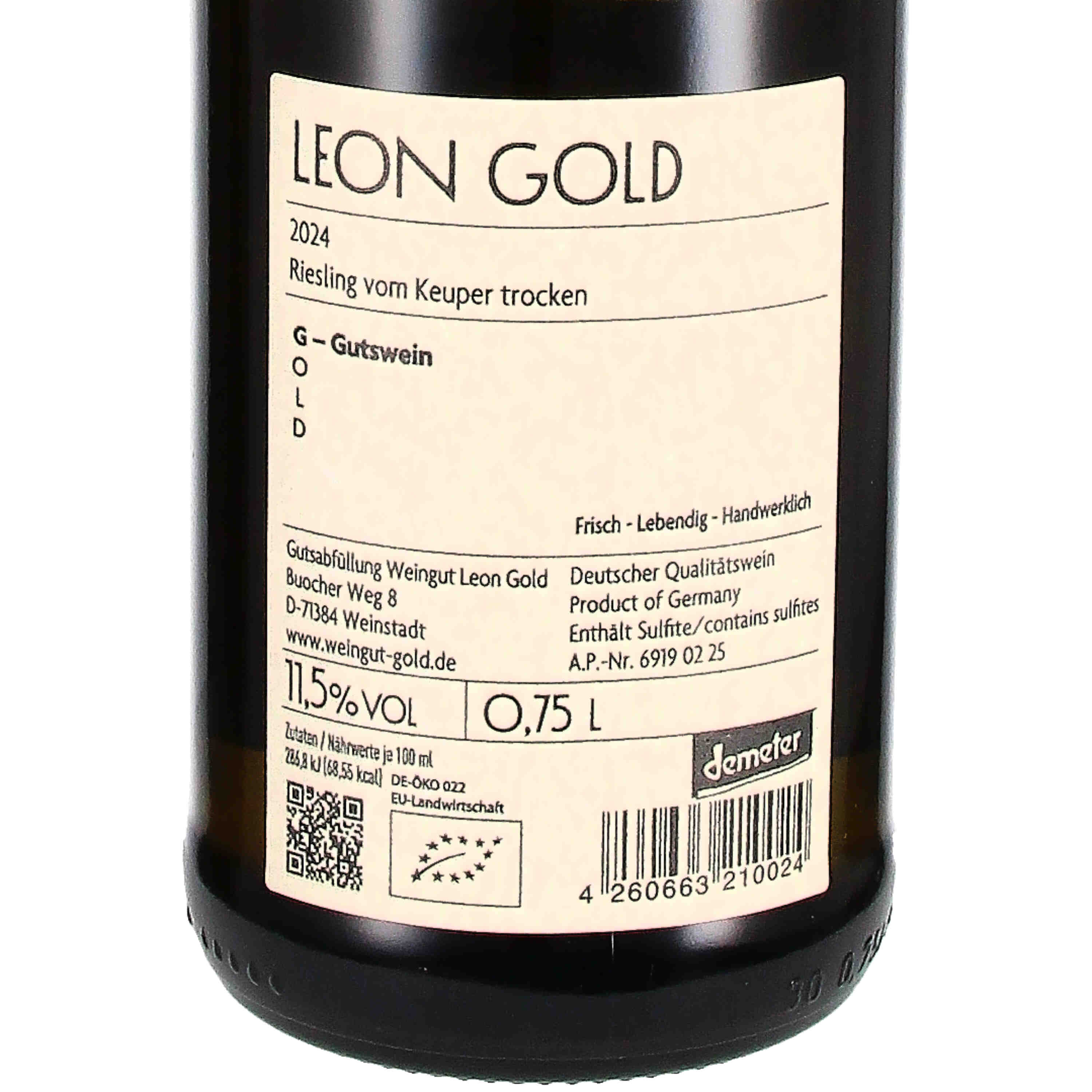 Riesling Keuper 2024 (bio)