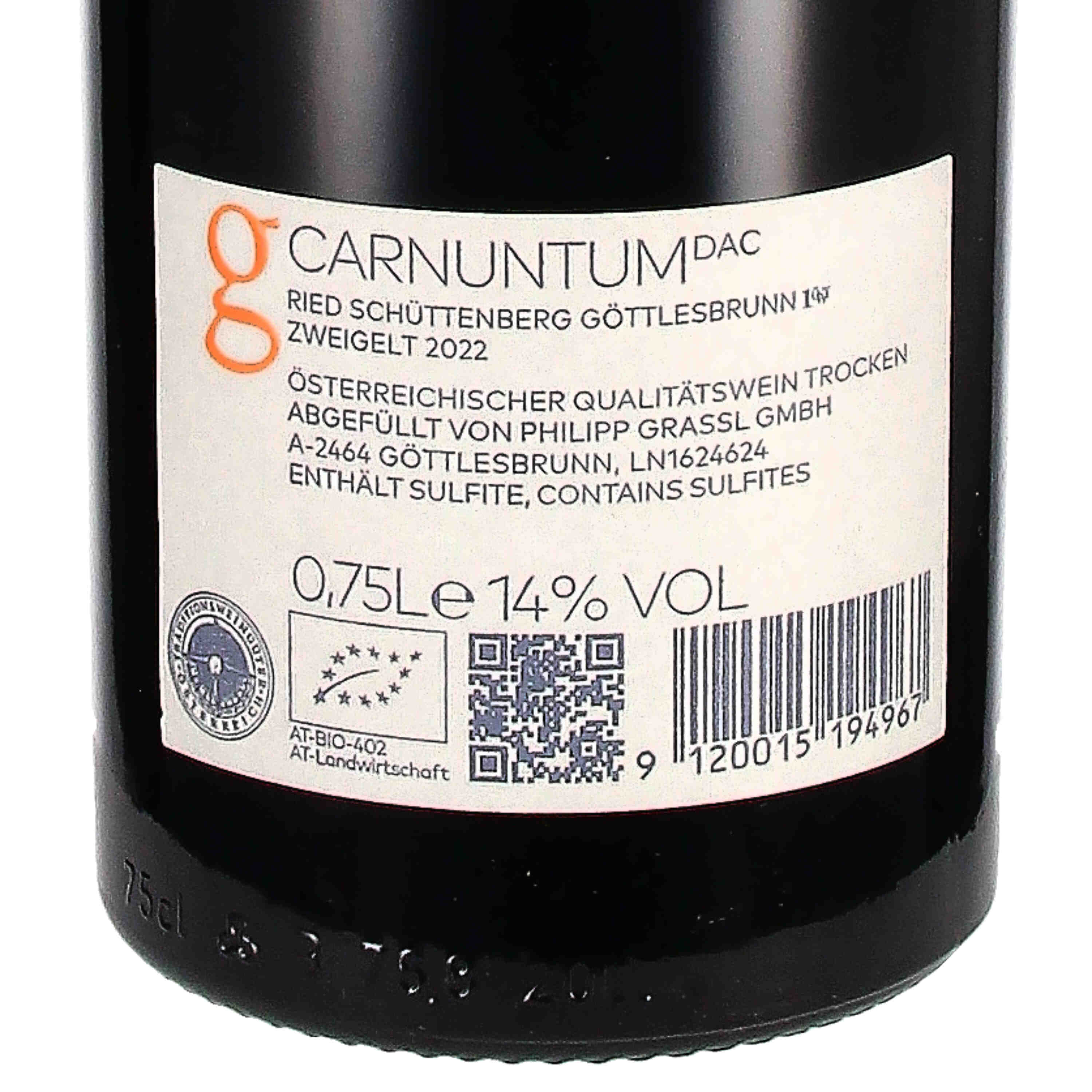 Zweigelt "Ried Schüttenberg" ÖTW 1. Lage 2022