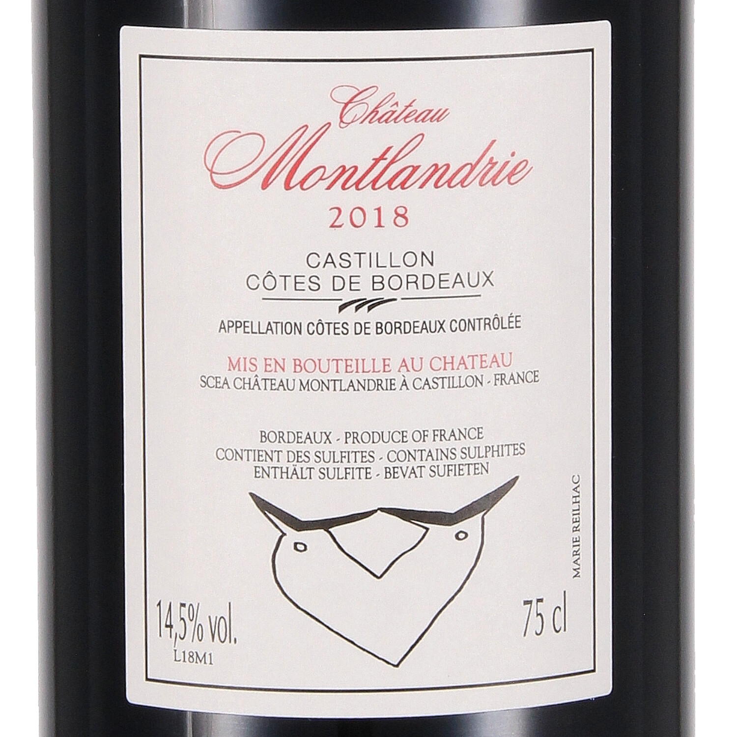 Château Montlandrie Castillon Côtes de Bordeaux AOC 2020