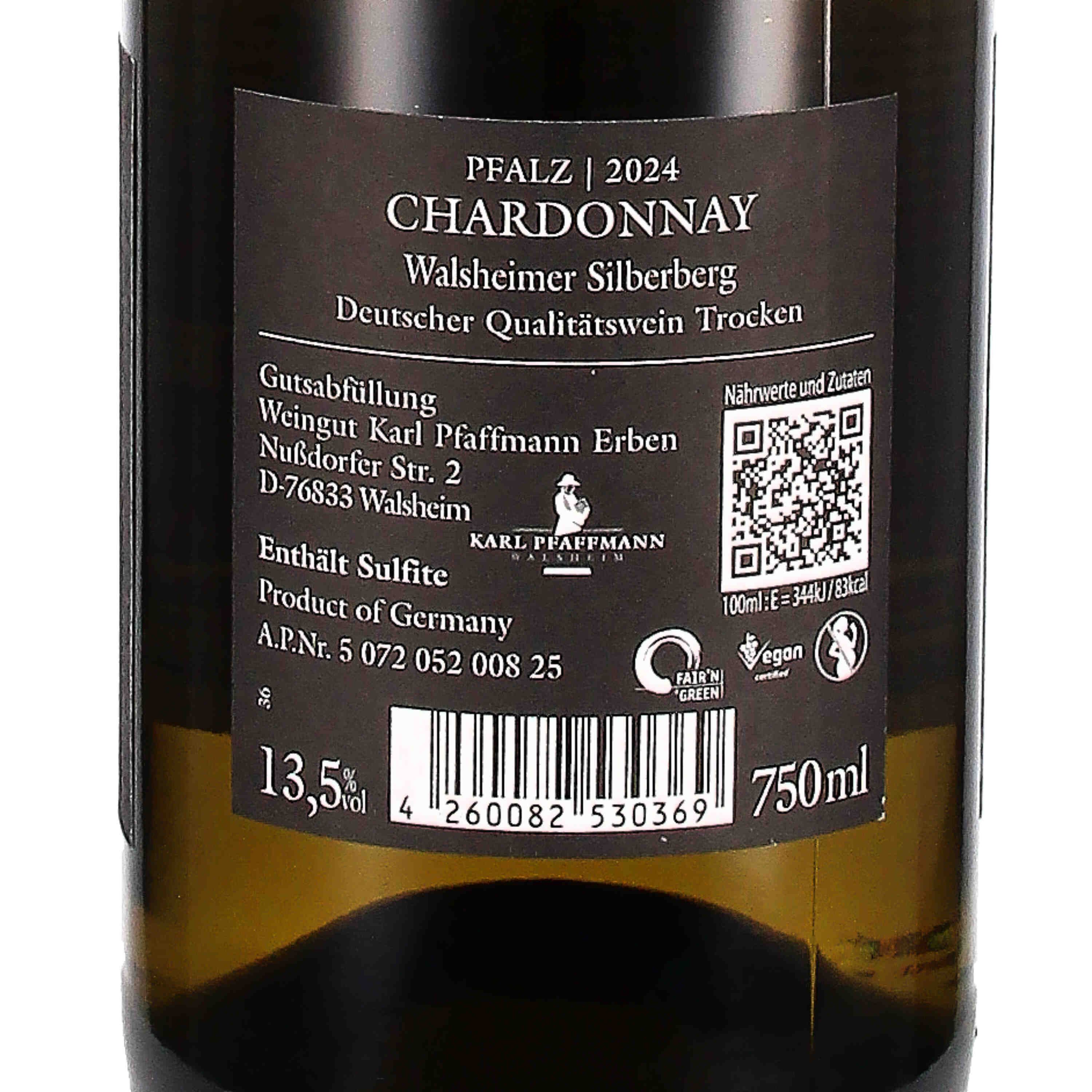Chardonnay Selection trocken Walsheimer Silberberg 2024, QW