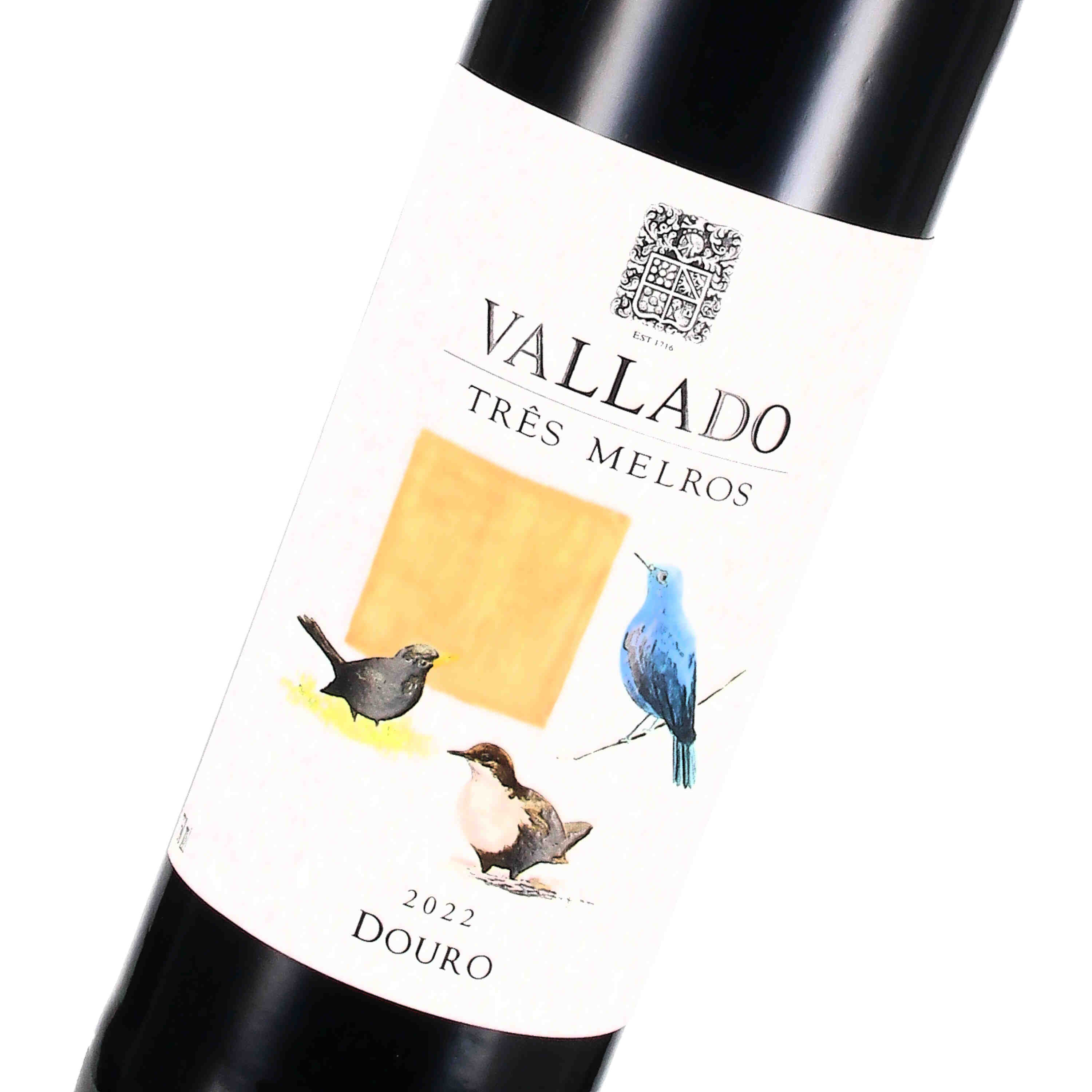 Vallado "Três Melros" Douro Tinto DOC 2022