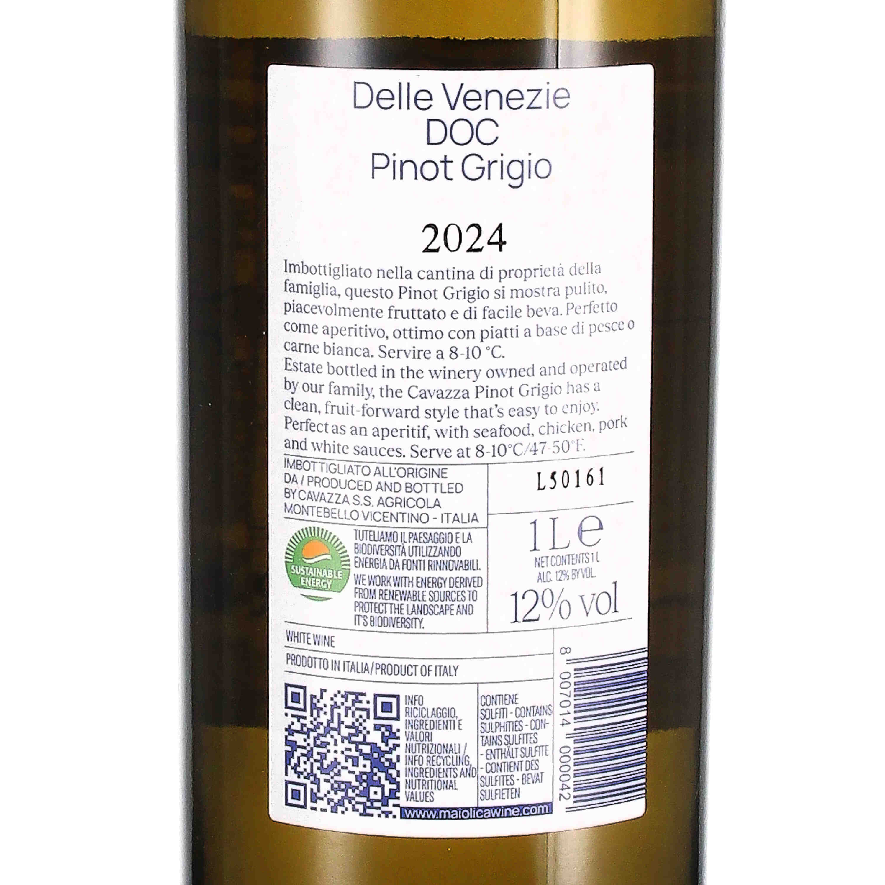 Pinot Grigio Veneto IGT 2024 - Liter