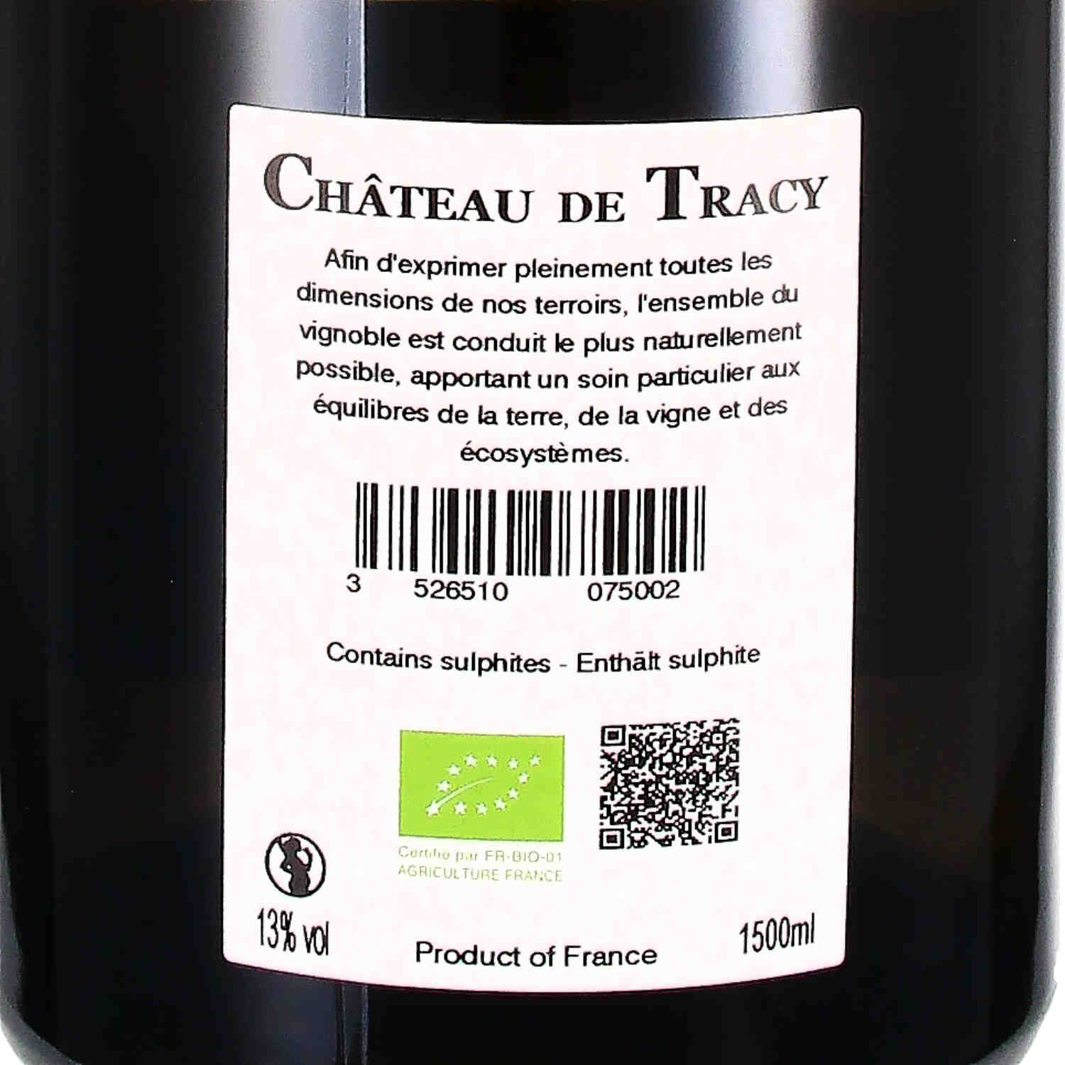 Pouilly Fumé Château de Tracy 2023 AOC - Magnum  (bio)