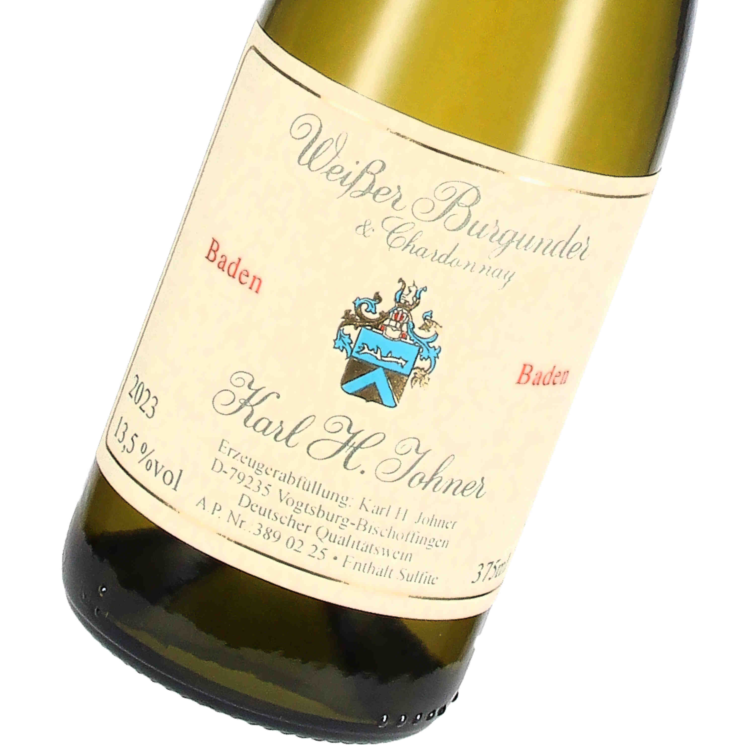 Weißer Burgunder & Chardonnay 2023 - halbe Flasche
