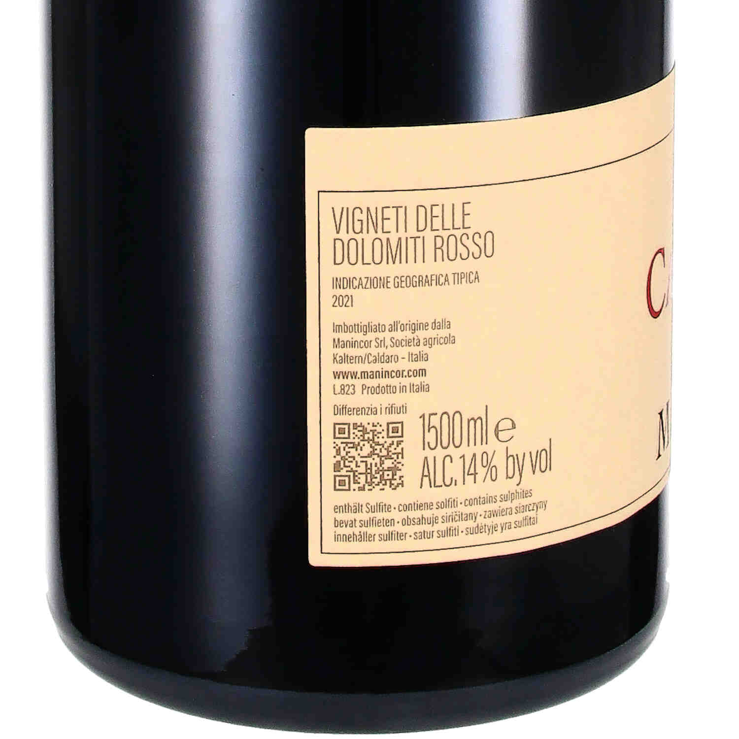 Cassiano Vigneti delle Dolomiti IGT 2021 (bio) - Magnum