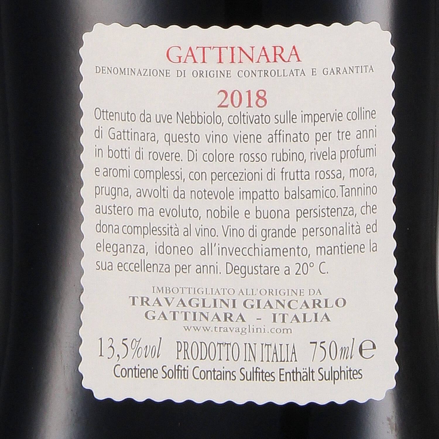 Gattinara  DOCG 2018