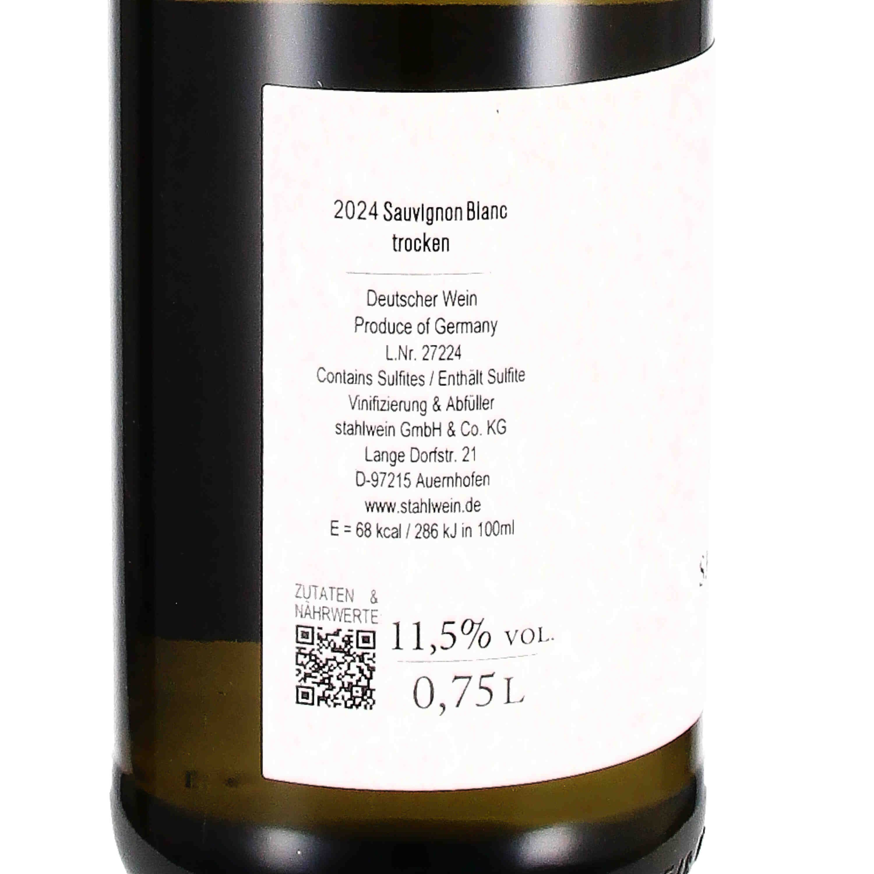 STAHL Sauvignon Blanc 2024, Qw