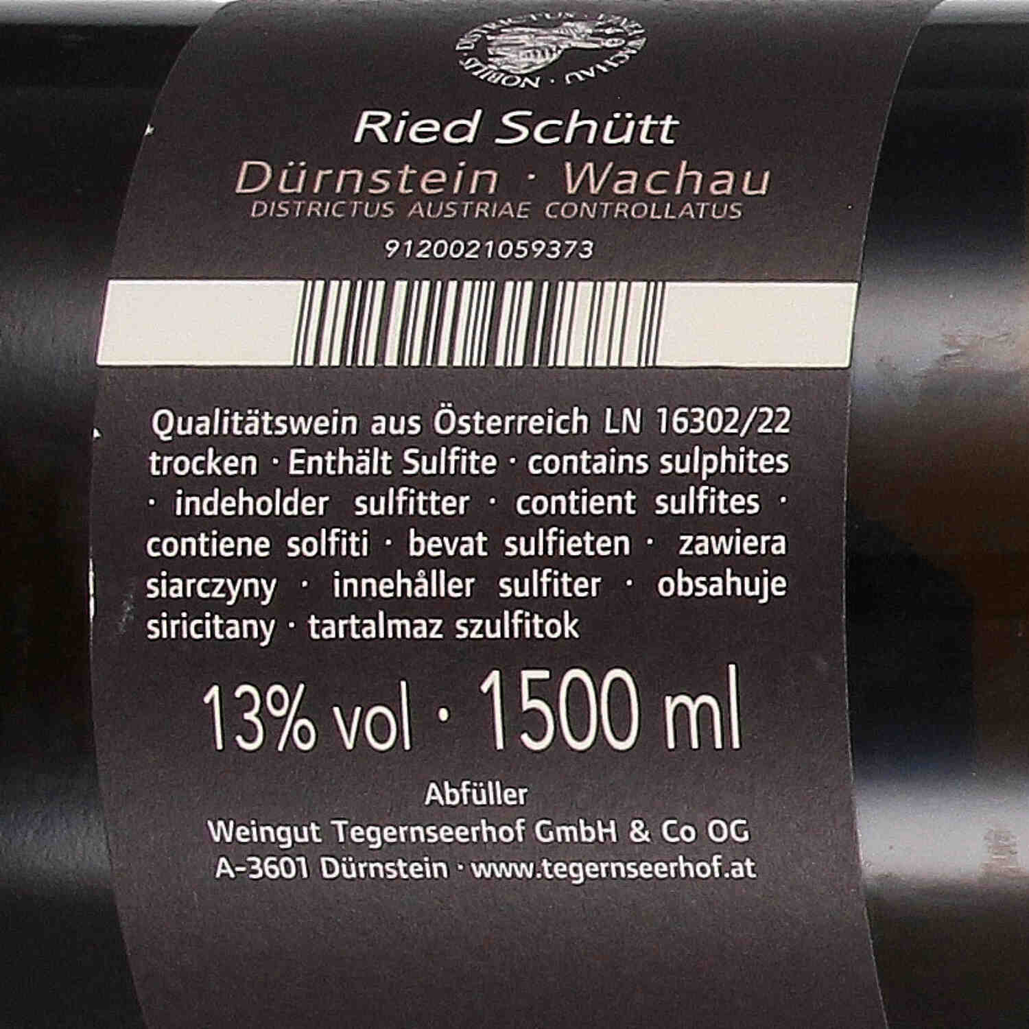 Grüner Veltliner Smaragd Schütt 2021 Qw - Magnum