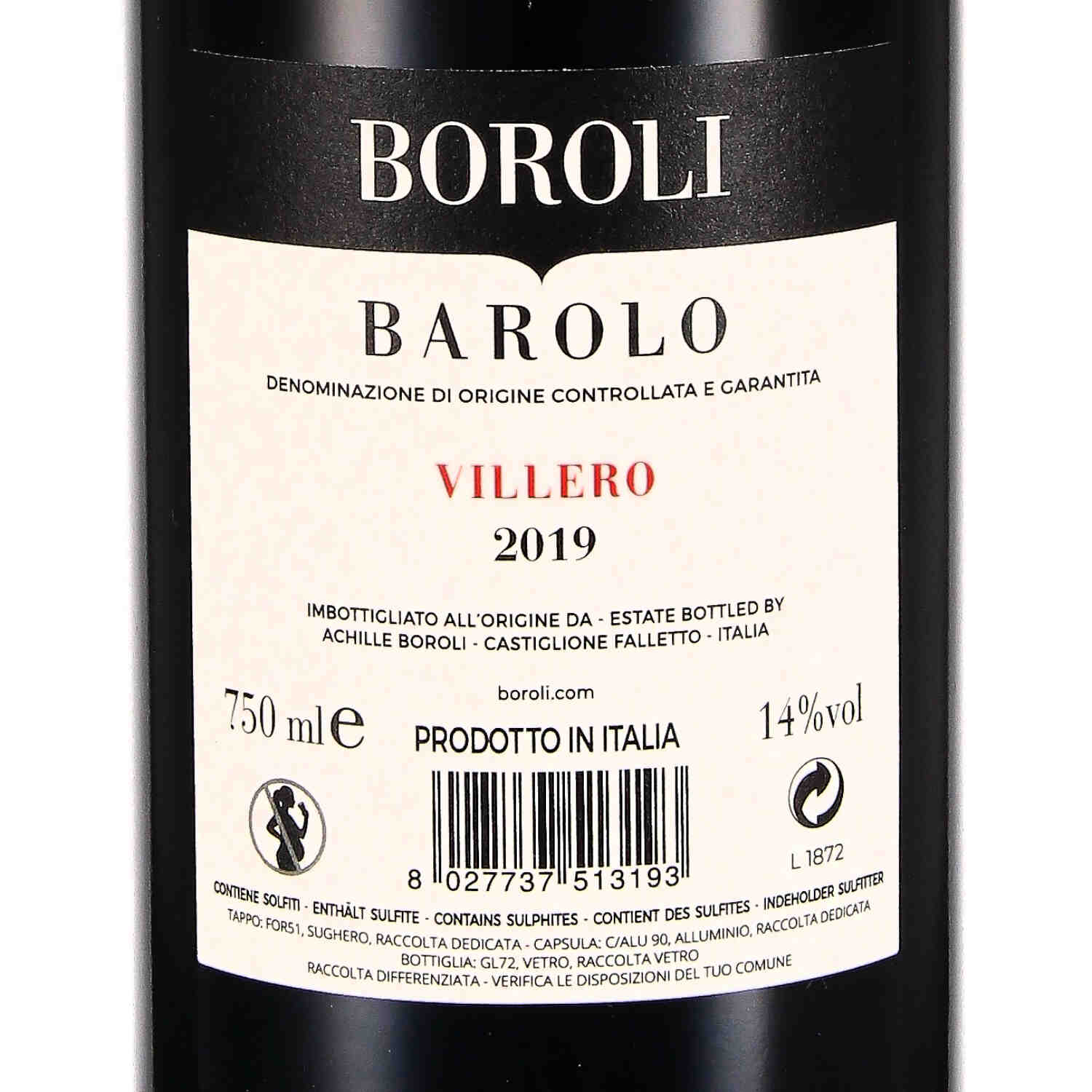 Barolo Villero DOCG 2019