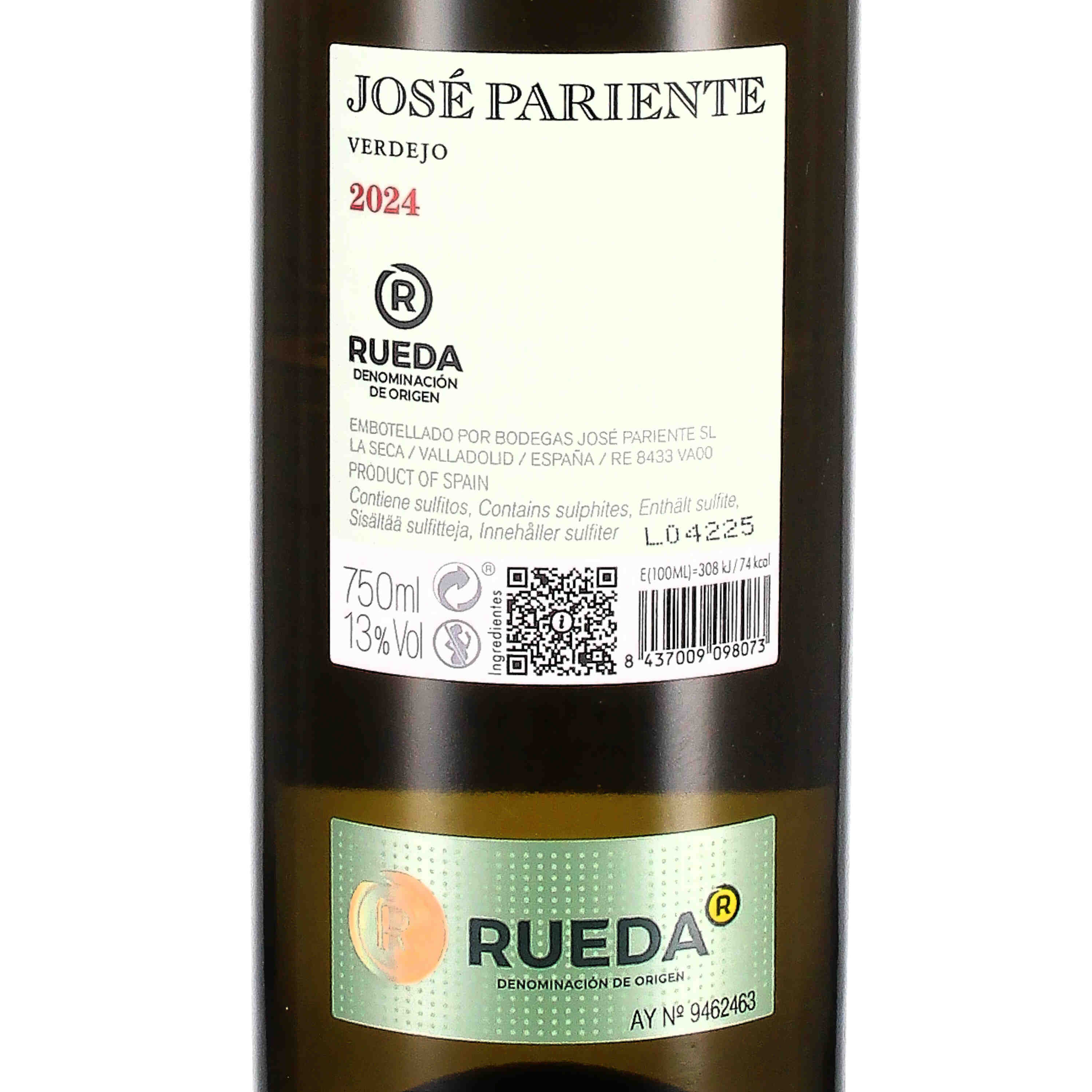 Rueda Verdejo José Pariente 2024 Rueda D.O.