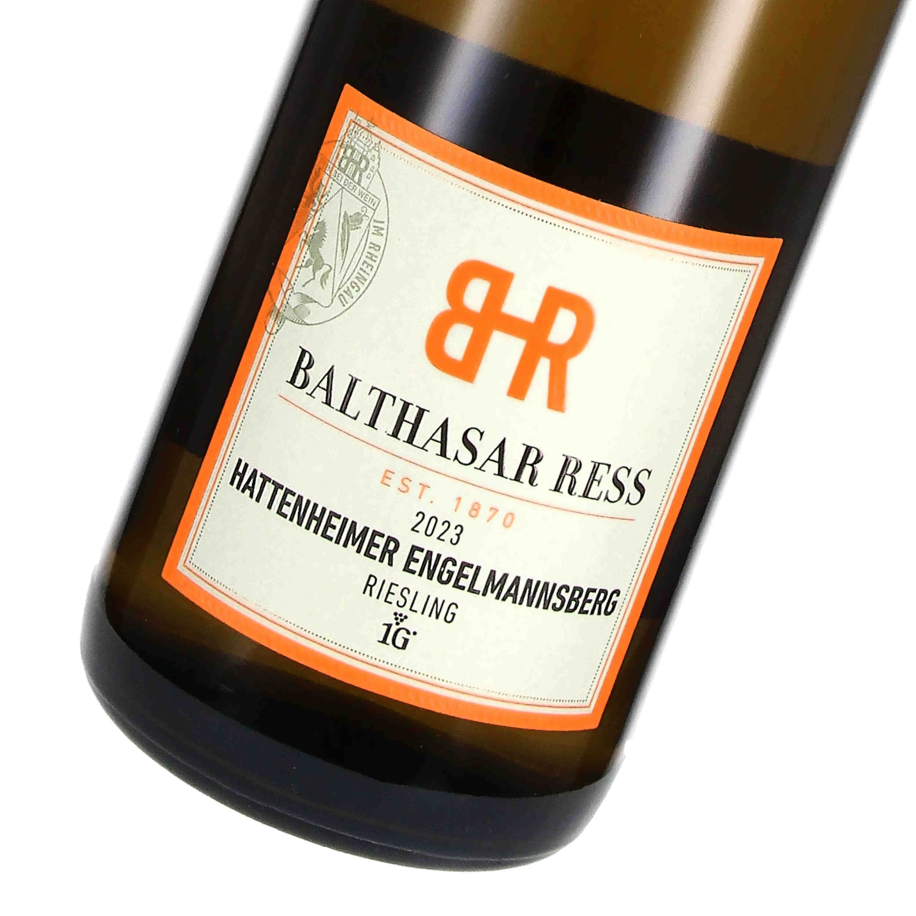 Riesling trocken Hattenheim Engelmannsberg VDP.Erste Lage 2023, Qw (bio)