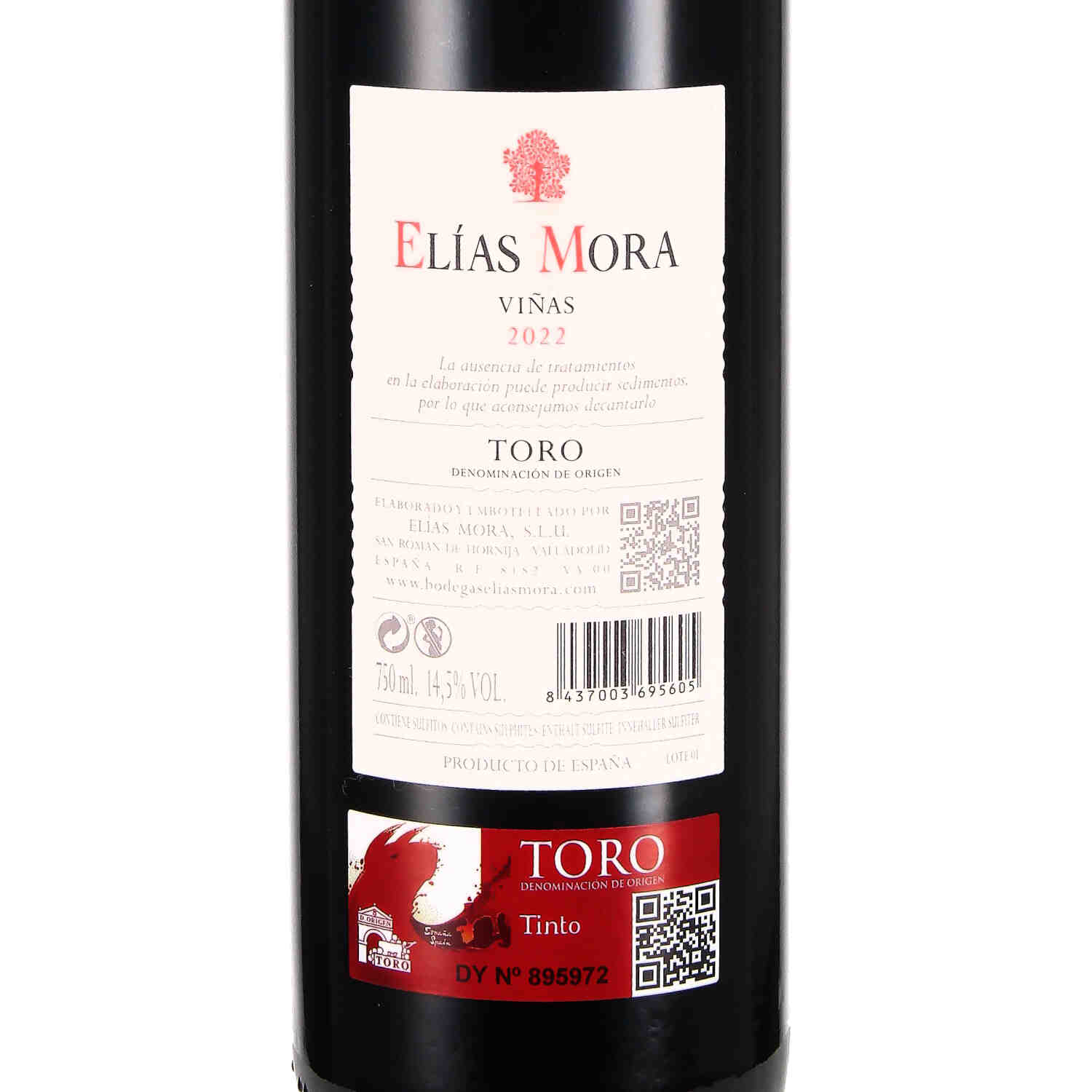 Elias Mora Tinto Roble 2022 Toro D. O.