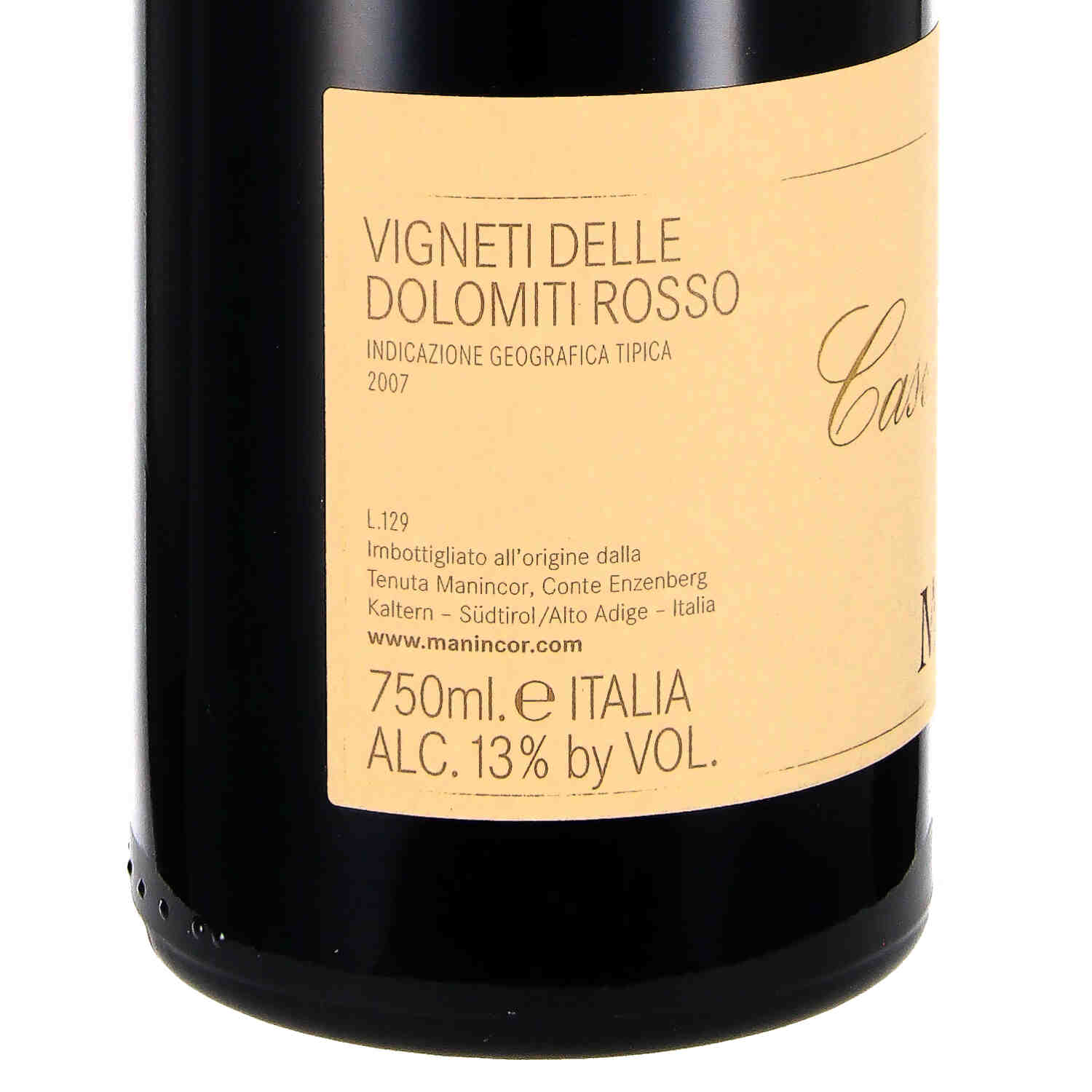 Castel Campan Merlot 2007, Vigneti delle Dolomiti IGT