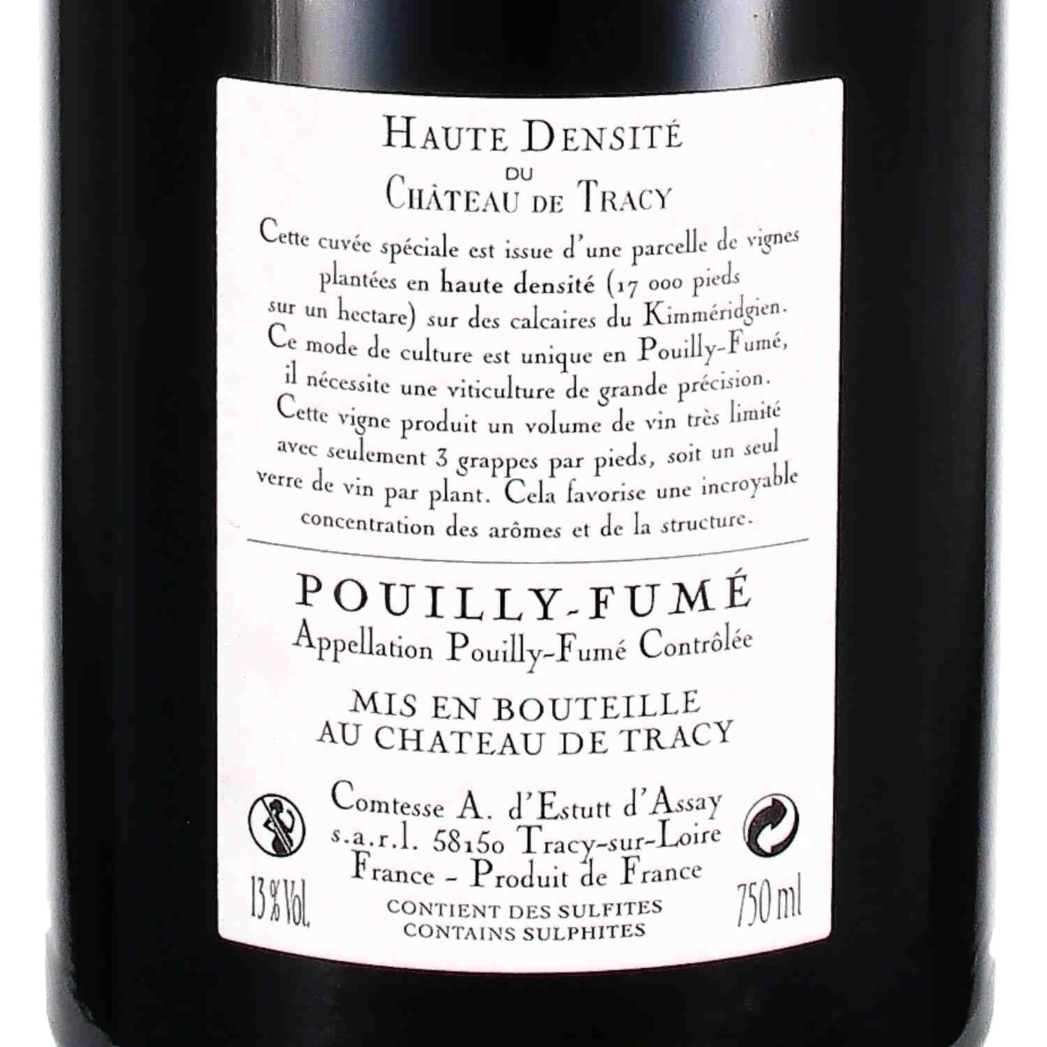 Pouilly Fumé AOC Haute Densité du Château de Tracy 2019