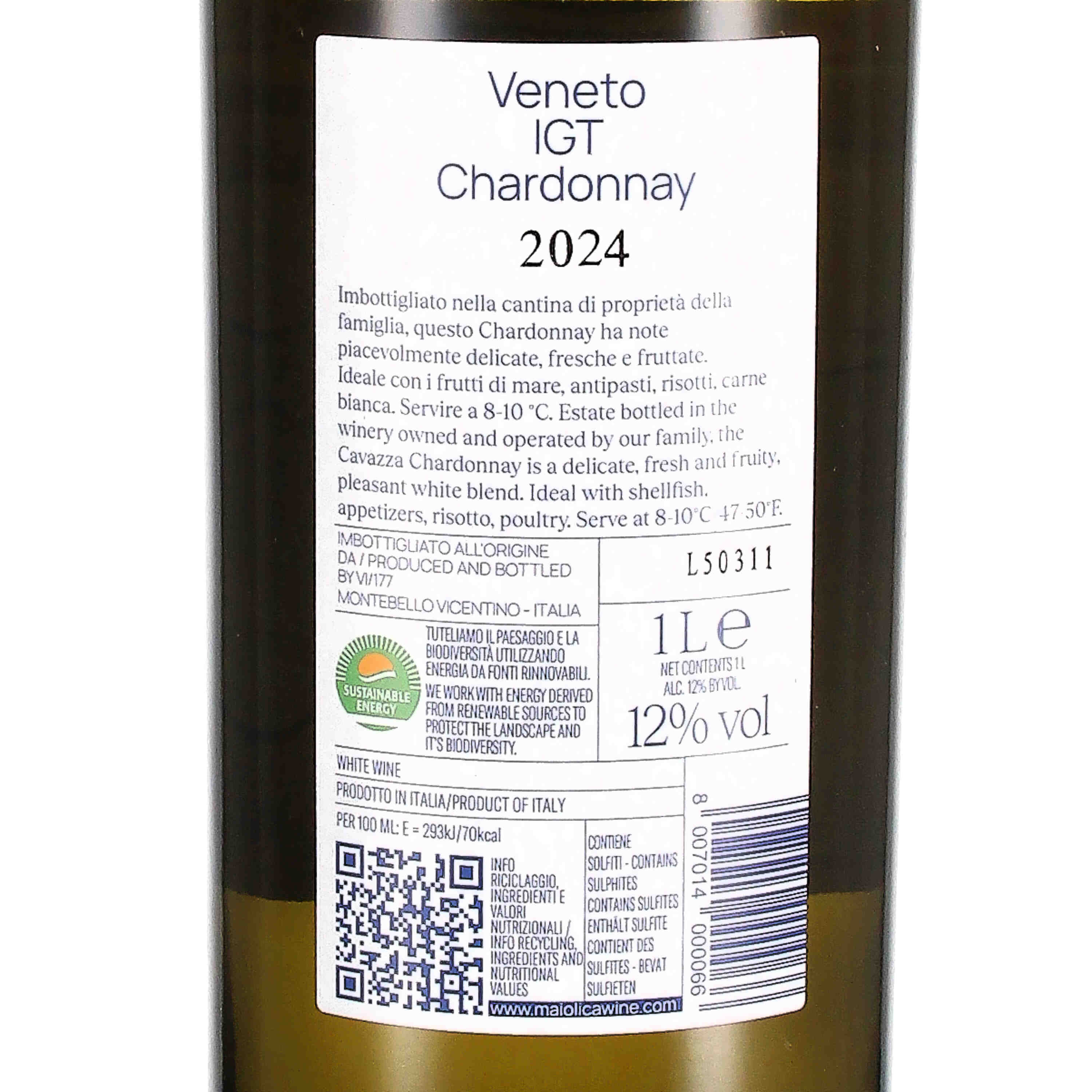 Chardonnay Veneto IGT 2024 - Liter