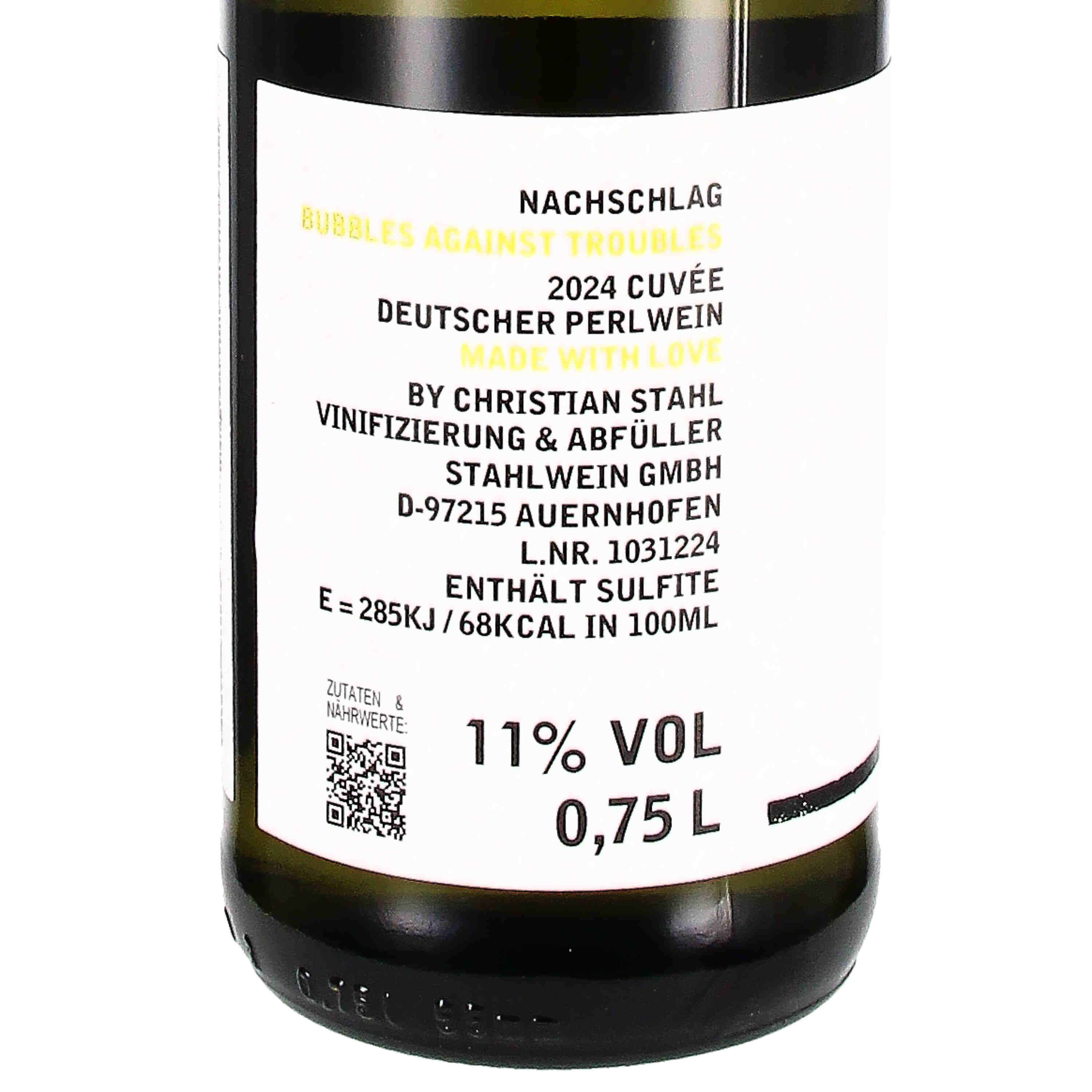 Bubbles against Troubles [Nachschlag 2024], Deutscher Perlwein