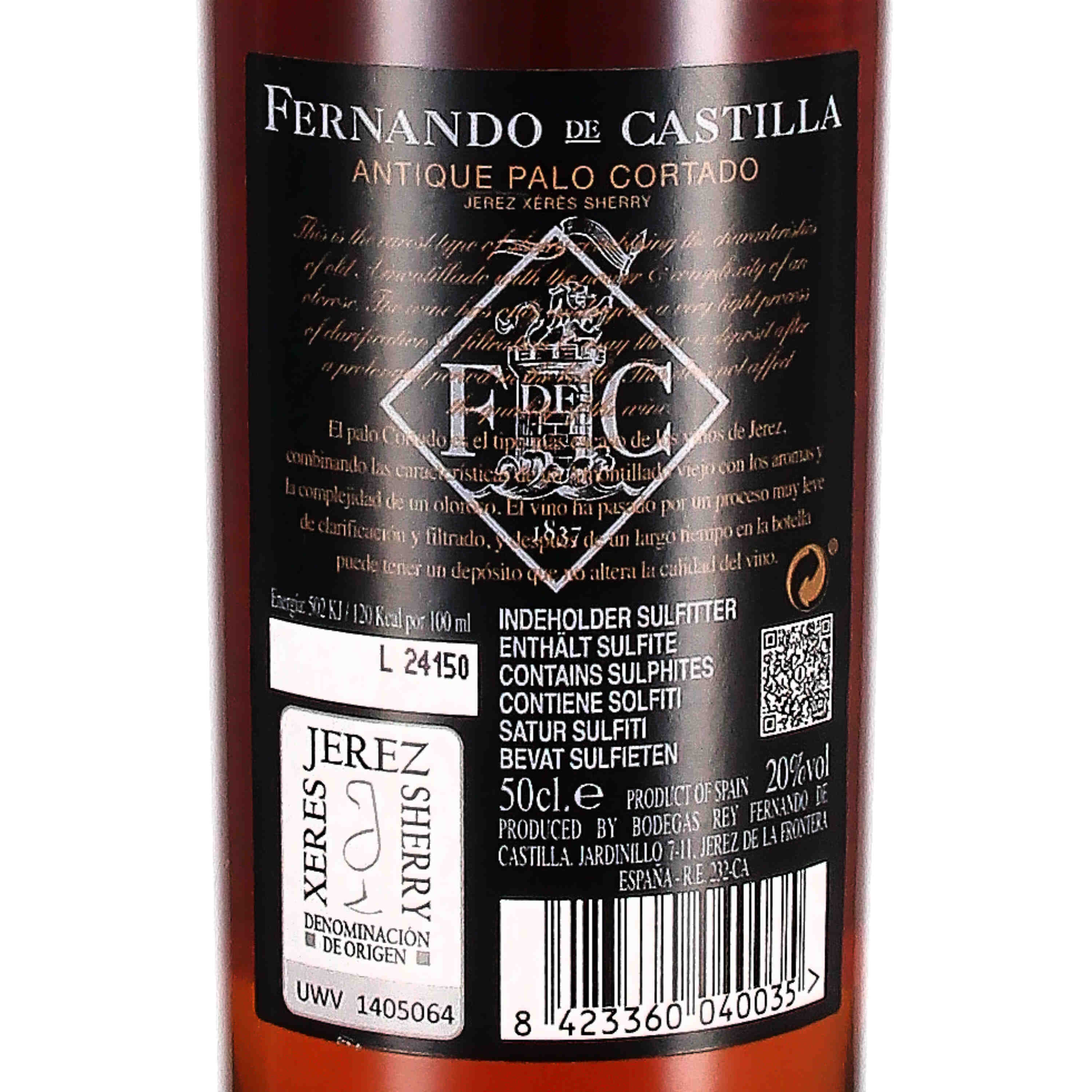 Sherry Palo Cortado Antique, Jerez D. O.