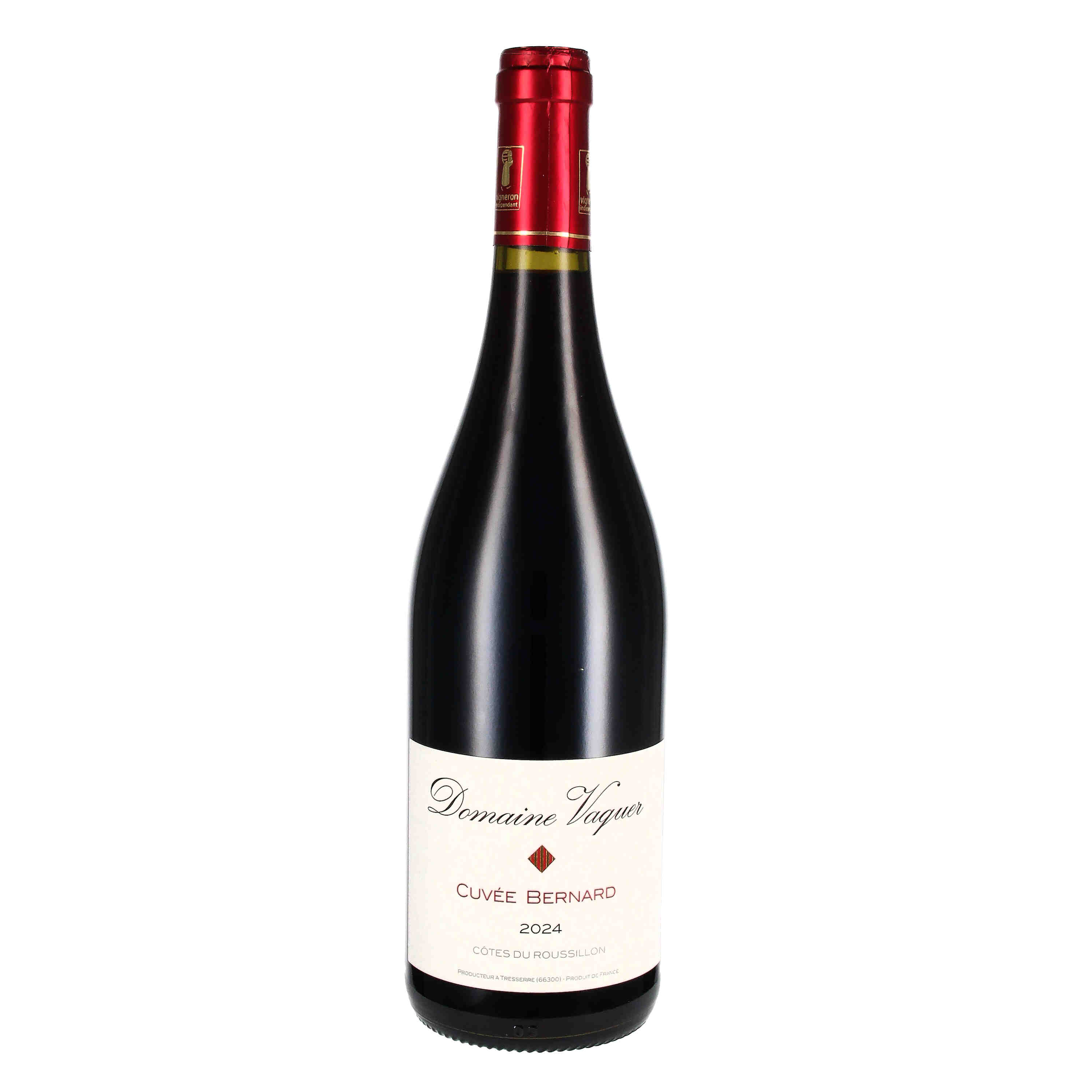 Côtes du Roussillon rouge "Cuvée Bernard" 2024 (bio)