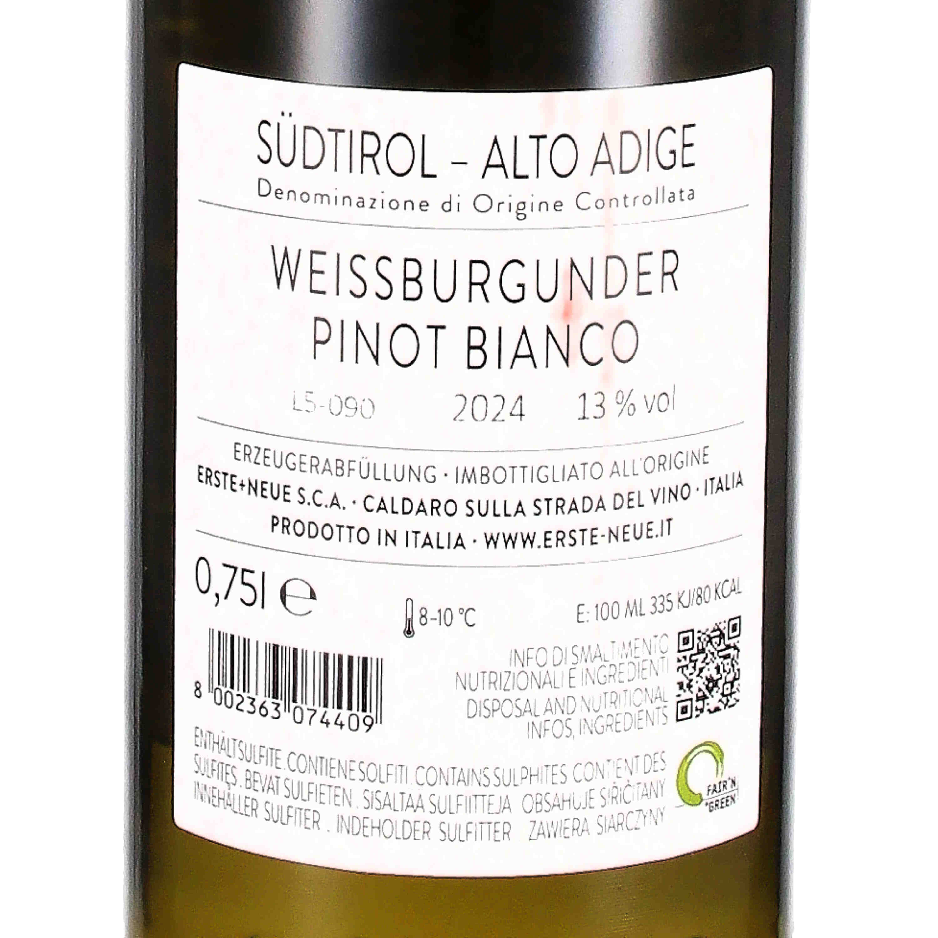 Pinot Bianco Südtirol DOC 2024