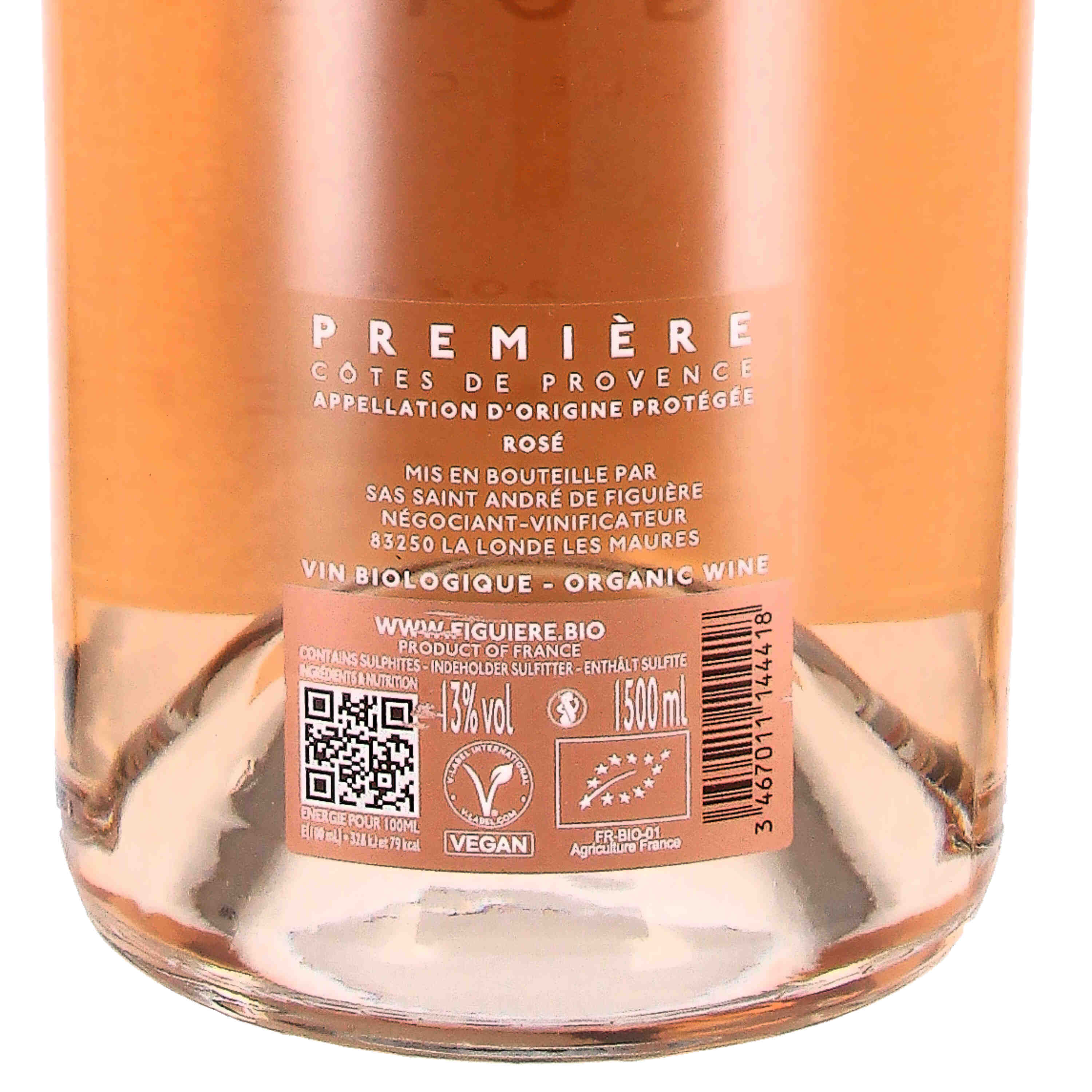 Première de Figuière rosé AOP Côtes de Provence 2024 (bio) - Magnum