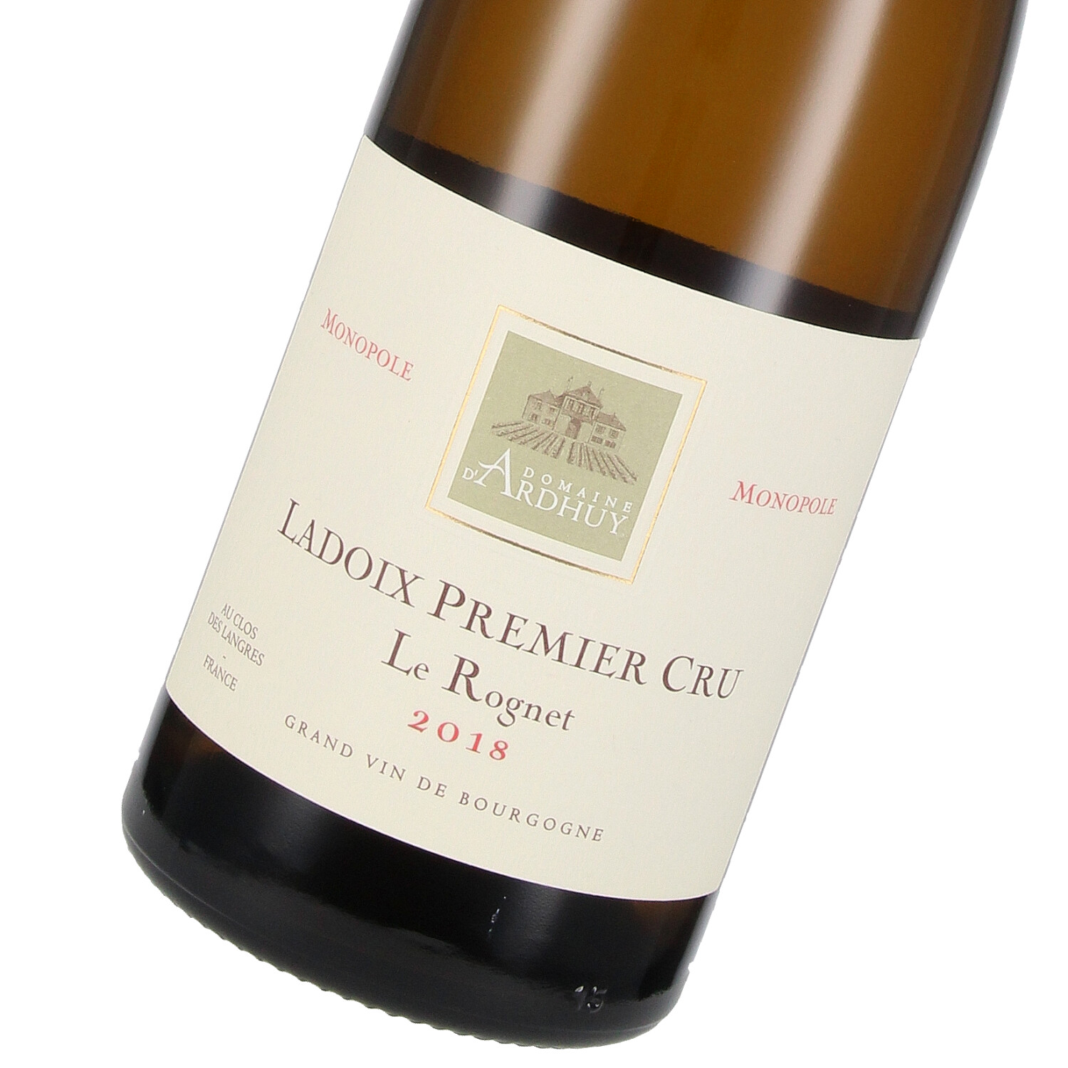 Ladoix 1er Cru Blanc Le Rognet Monopole AOC 2018