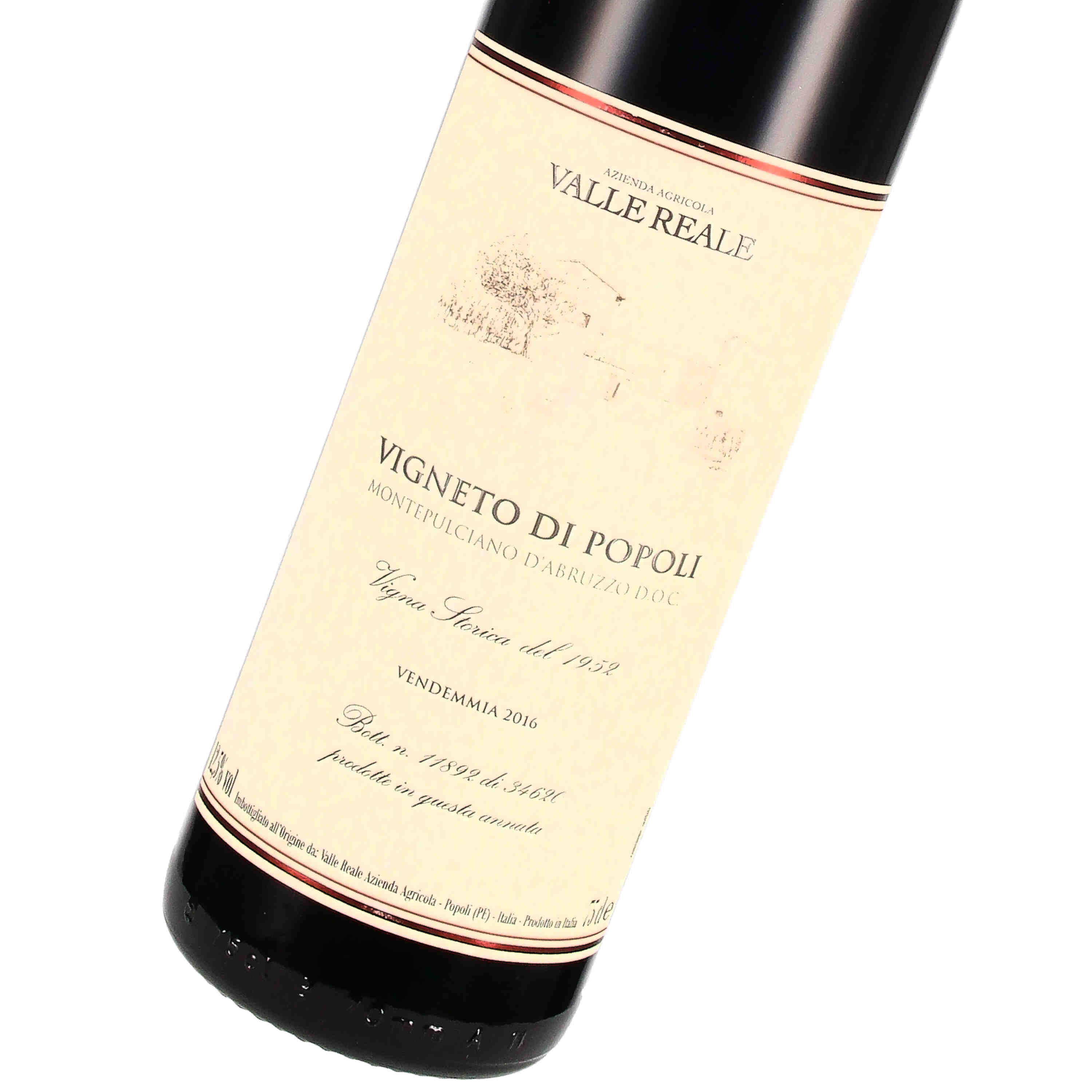 Montepulciano d'Abruzzo DOC "Vigneto di Popoli" 2016