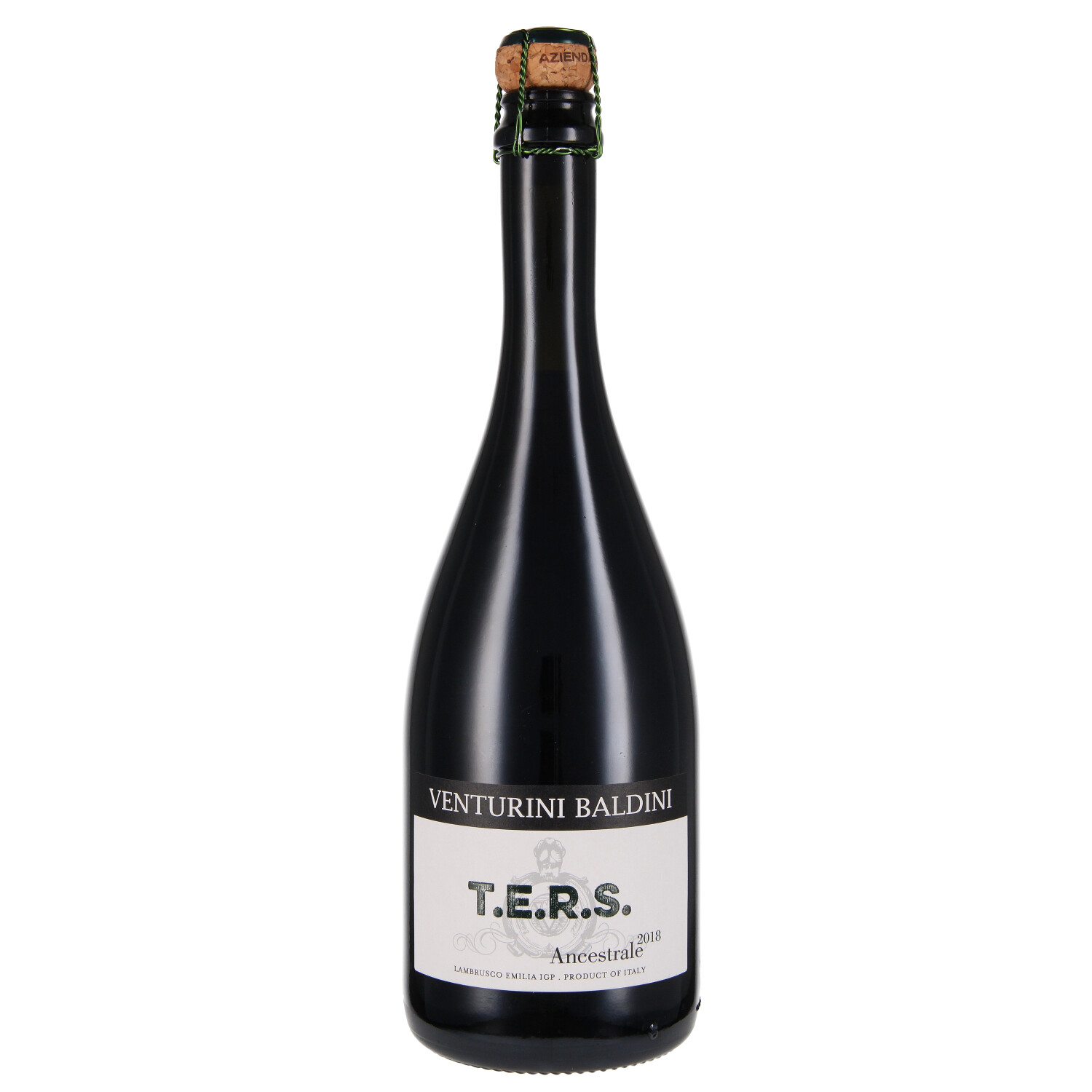 Lambrusco Spumante Ancestral T.e.r.s.Rosso IGP Emilia  (bio)  2018- SSV 25 %