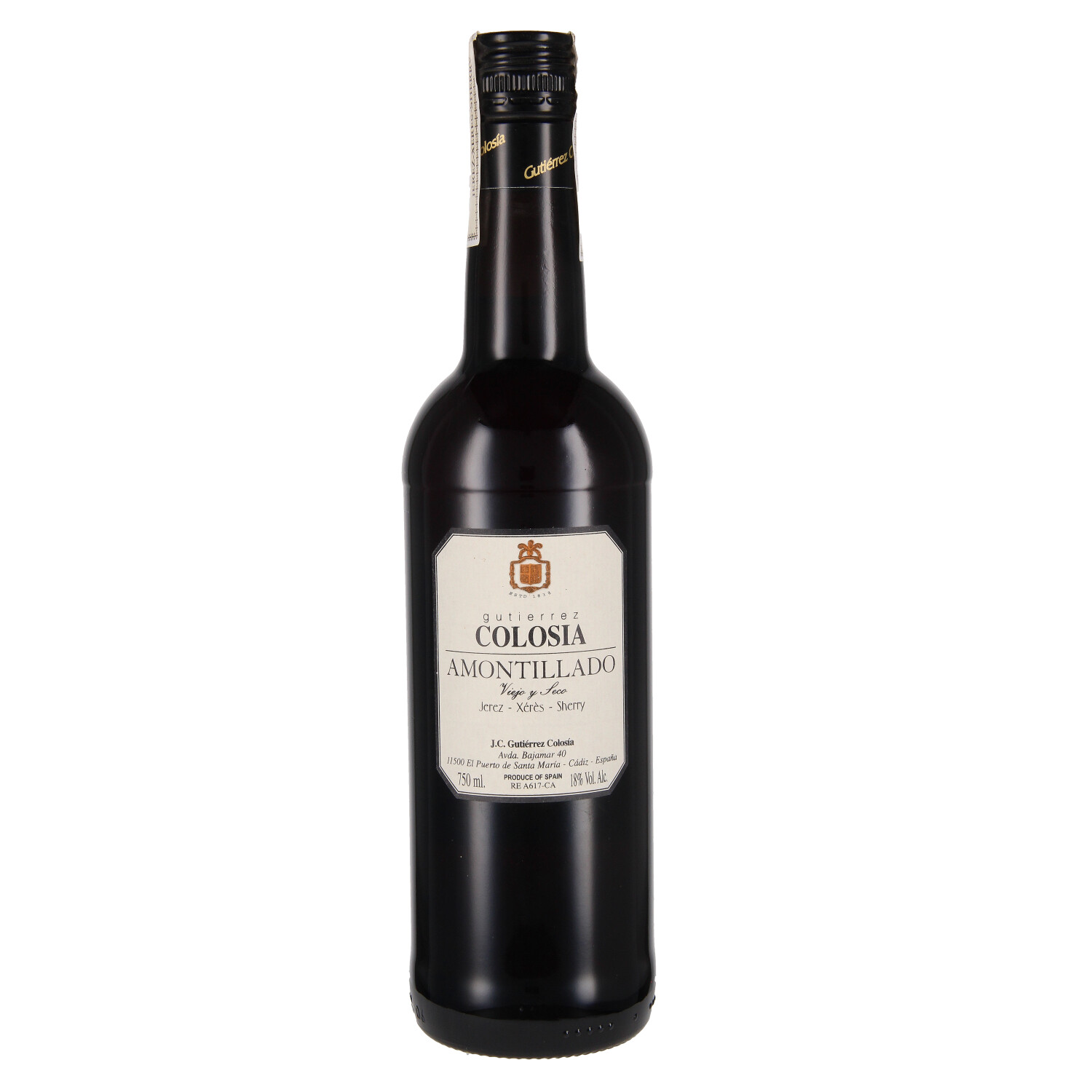 Sherry Gutierrez Colosía Amontillado